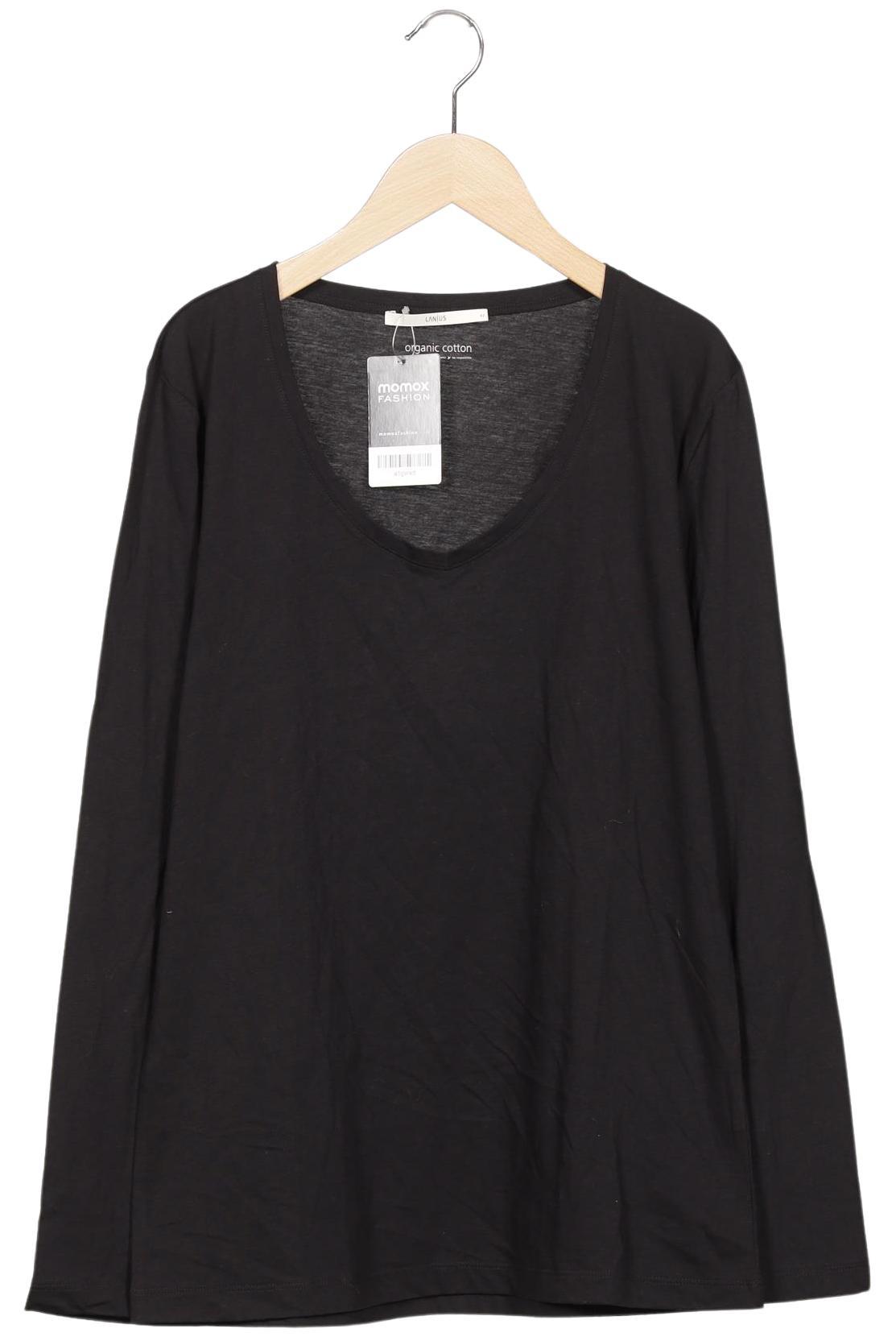 

Lanius Damen Langarmshirt, schwarz, Gr. 42