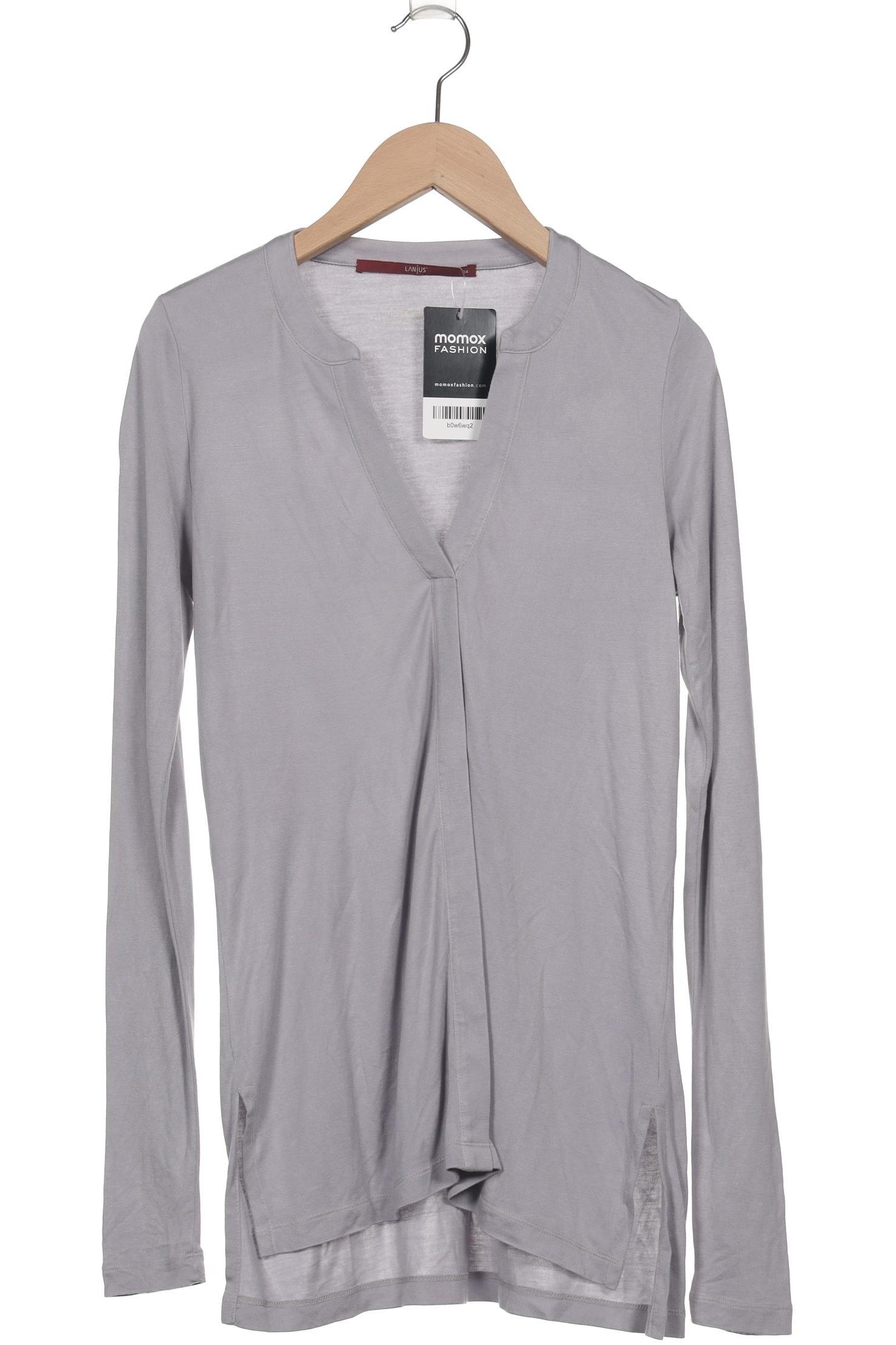 

Lanius Damen Langarmshirt, grau, Gr. 34