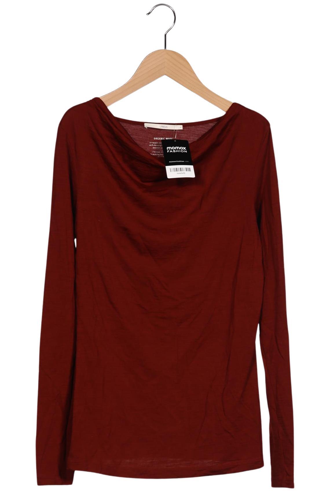

Lanius Damen Langarmshirt, bordeaux, Gr. 36