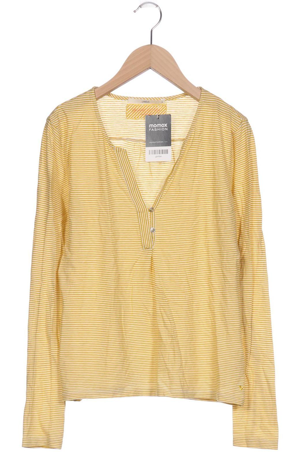 

Lanius Damen Langarmshirt, gelb, Gr. 36