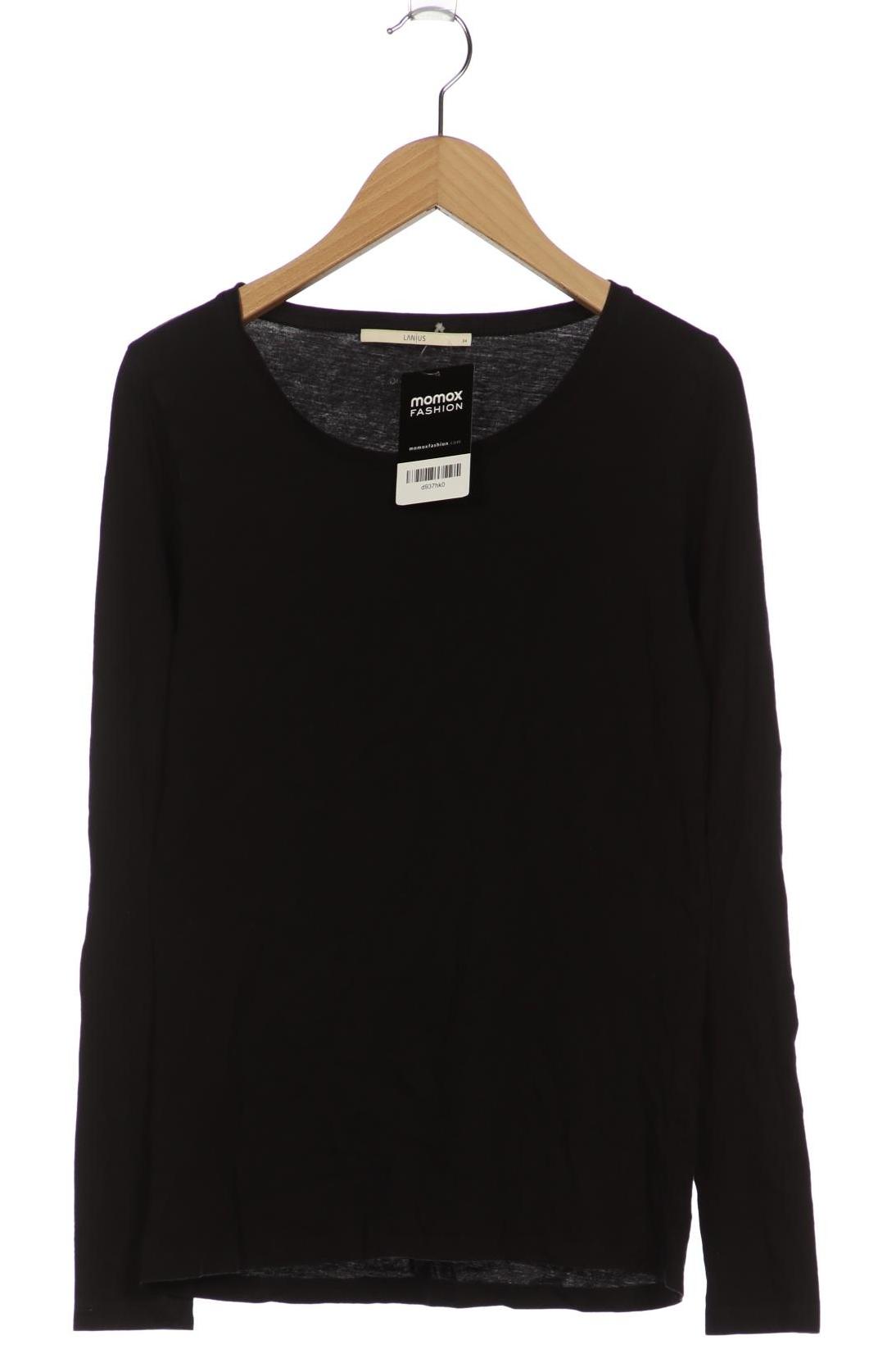 

Lanius Damen Langarmshirt, schwarz, Gr. 34