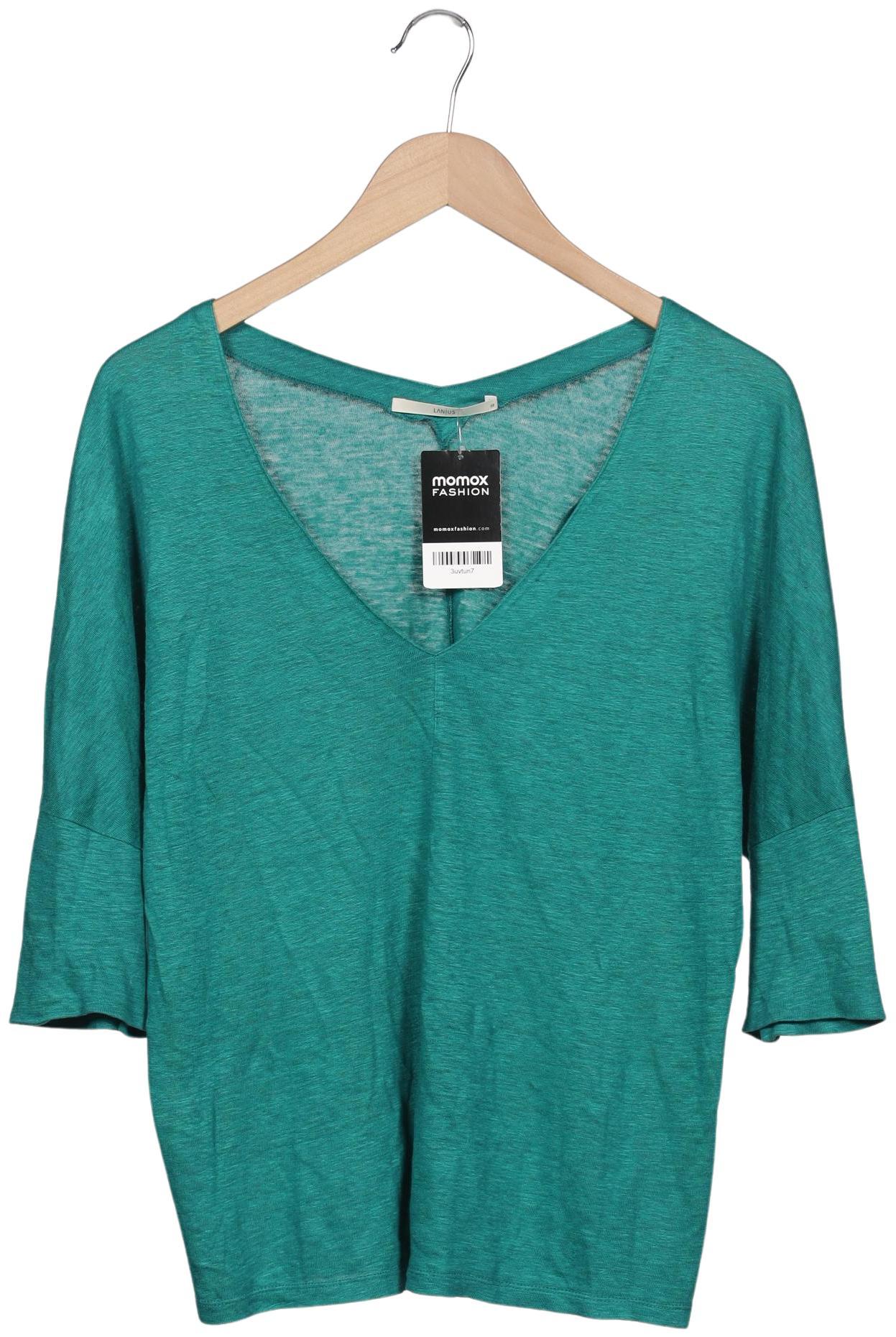 

Lanius Damen Langarmshirt, türkis, Gr. 38