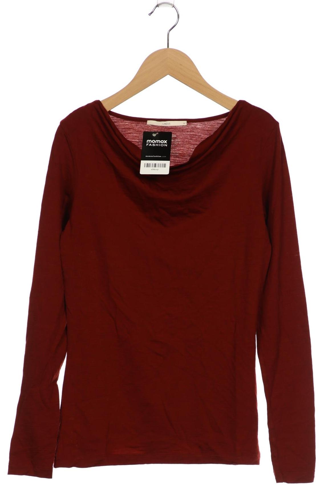 

Lanius Damen Langarmshirt, bordeaux, Gr. 36