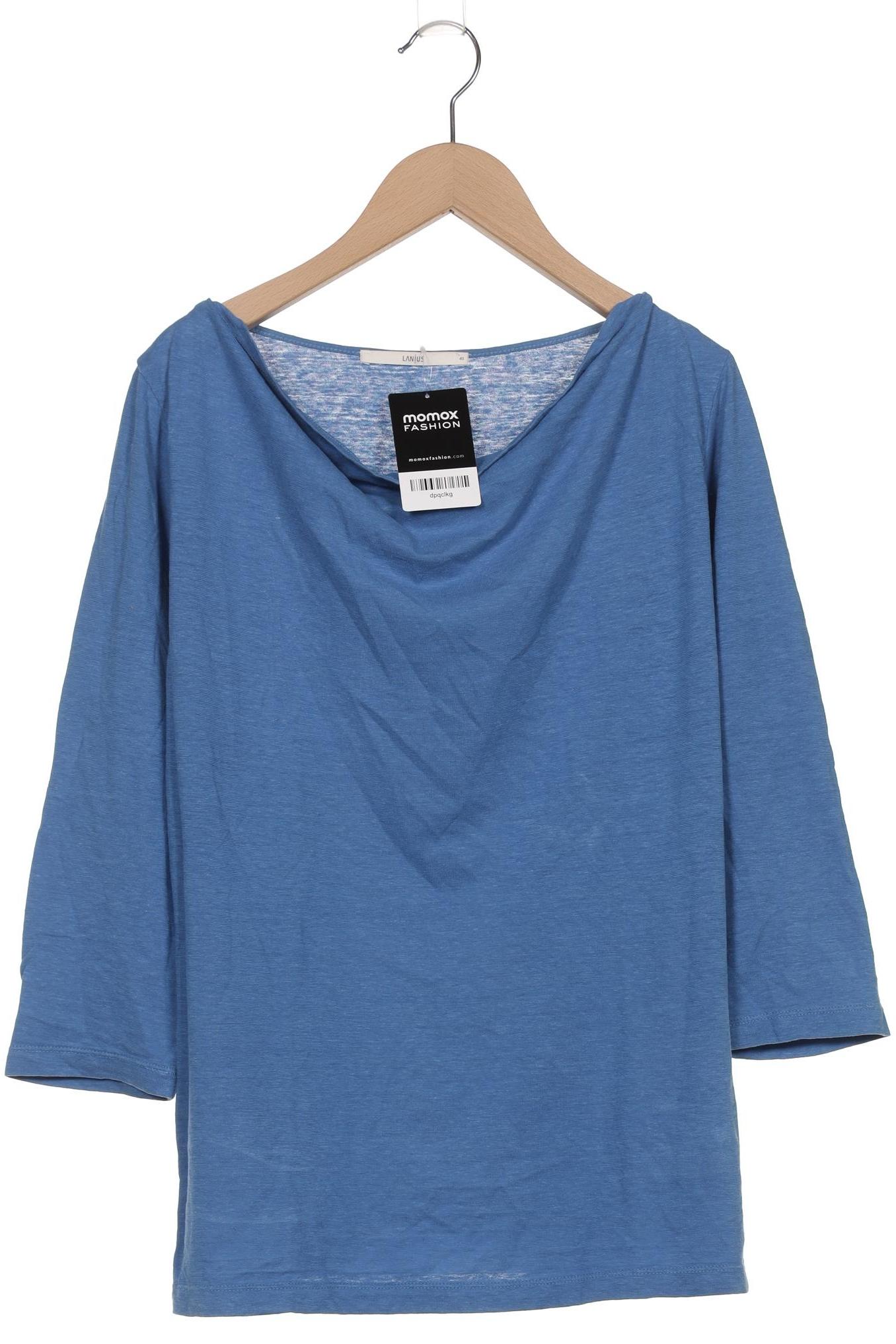 

Lanius Damen Langarmshirt, blau, Gr. 40