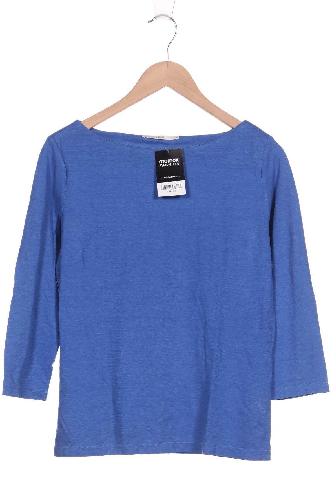 

Lanius Damen Langarmshirt, blau, Gr. 40
