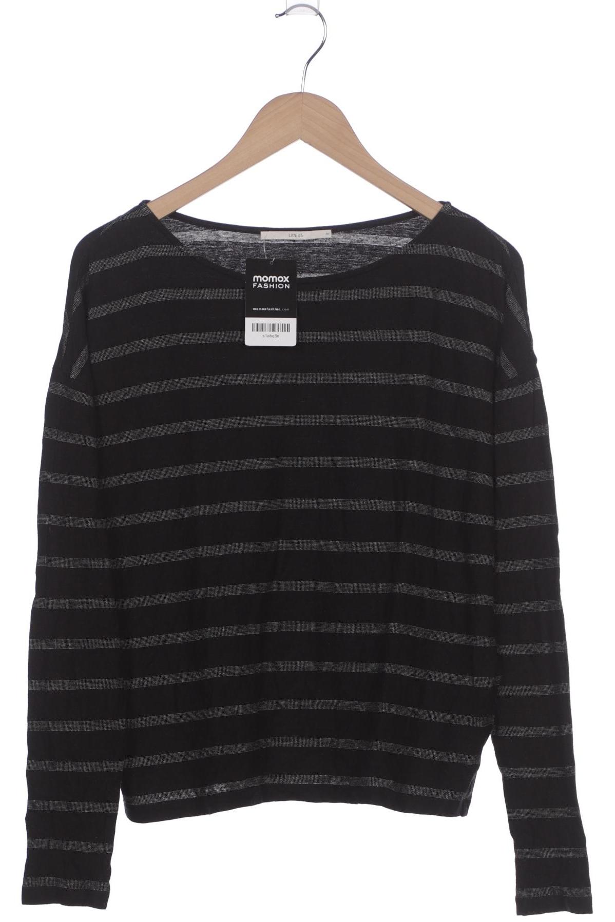 

Lanius Damen Langarmshirt, schwarz, Gr. 38