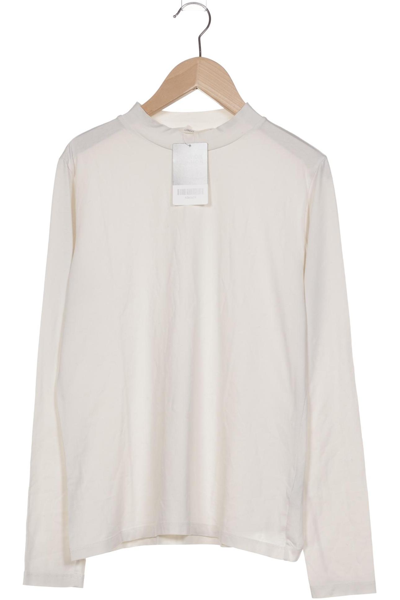 

Lanius Damen Langarmshirt, weiß, Gr. 40