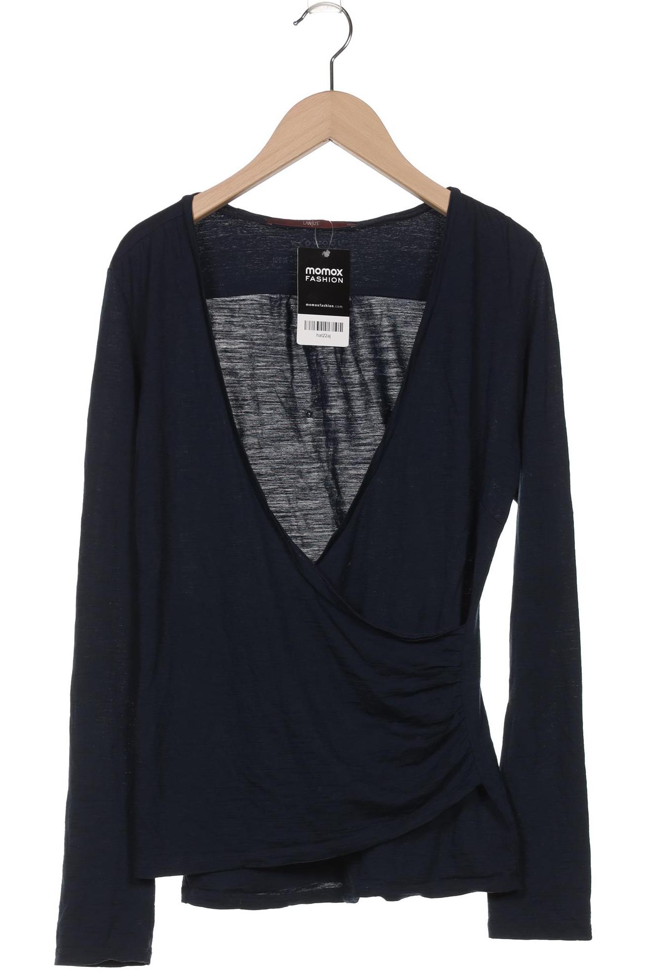 

Lanius Damen Langarmshirt, marineblau, Gr. 38