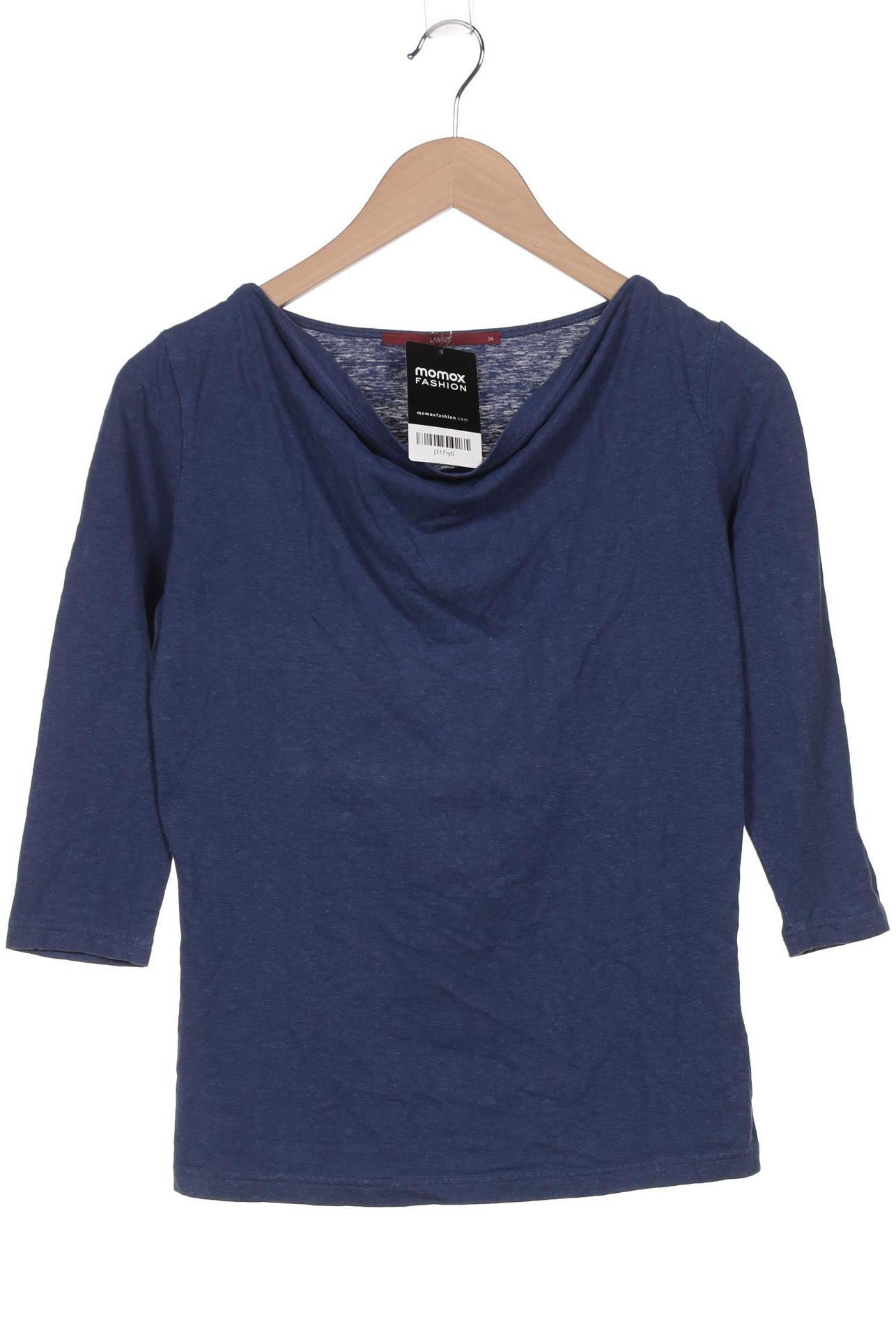

Lanius Damen Langarmshirt, marineblau, Gr. 36