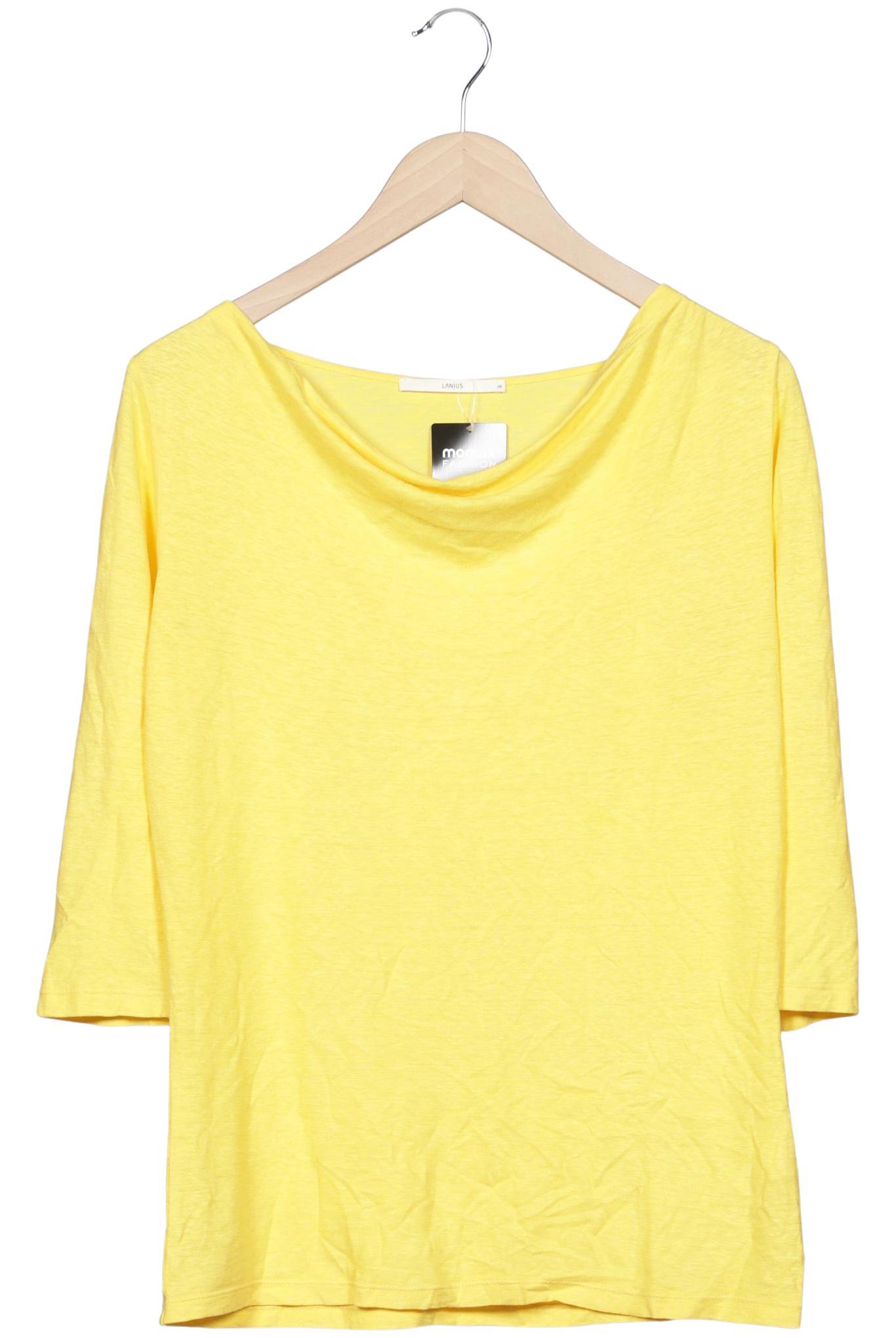 

Lanius Damen Langarmshirt, gelb, Gr. 38