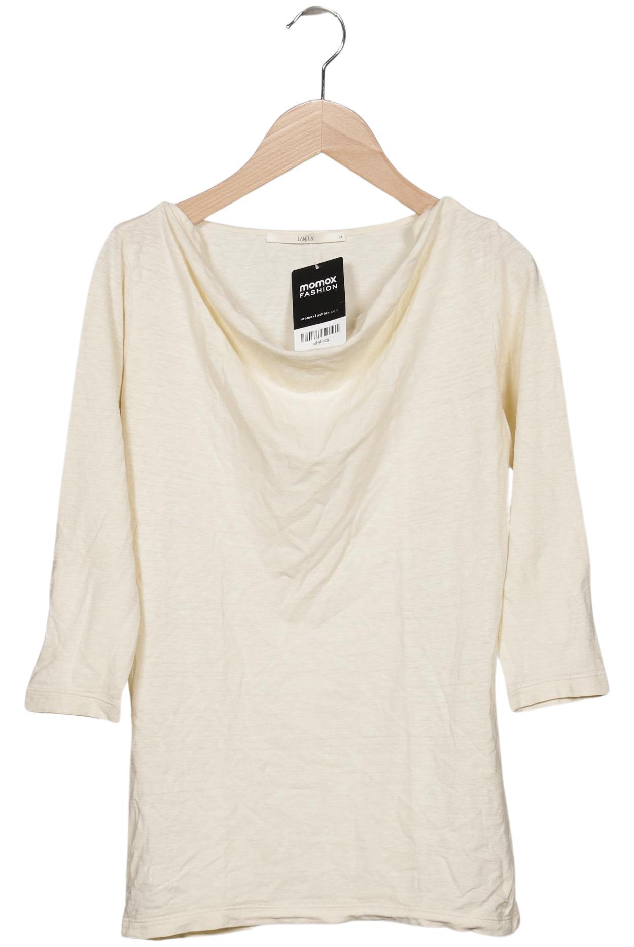 

Lanius Damen Langarmshirt, cremeweiß, Gr. 34