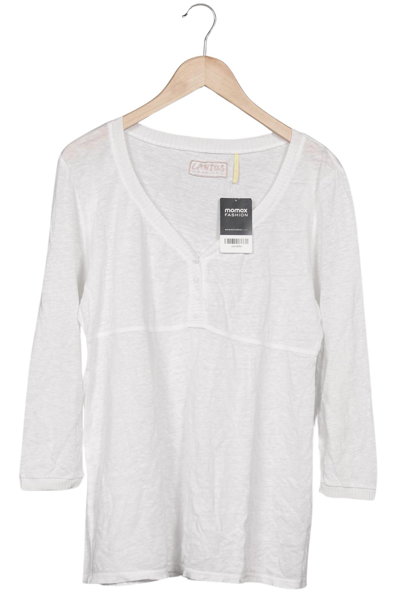 

Lanius Damen Langarmshirt, weiß, Gr. 42