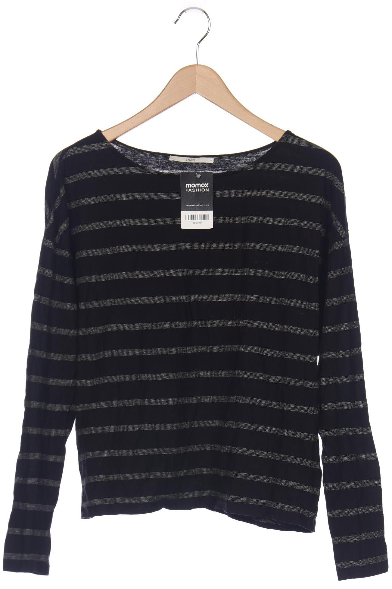 

Lanius Damen Langarmshirt, schwarz, Gr. 38