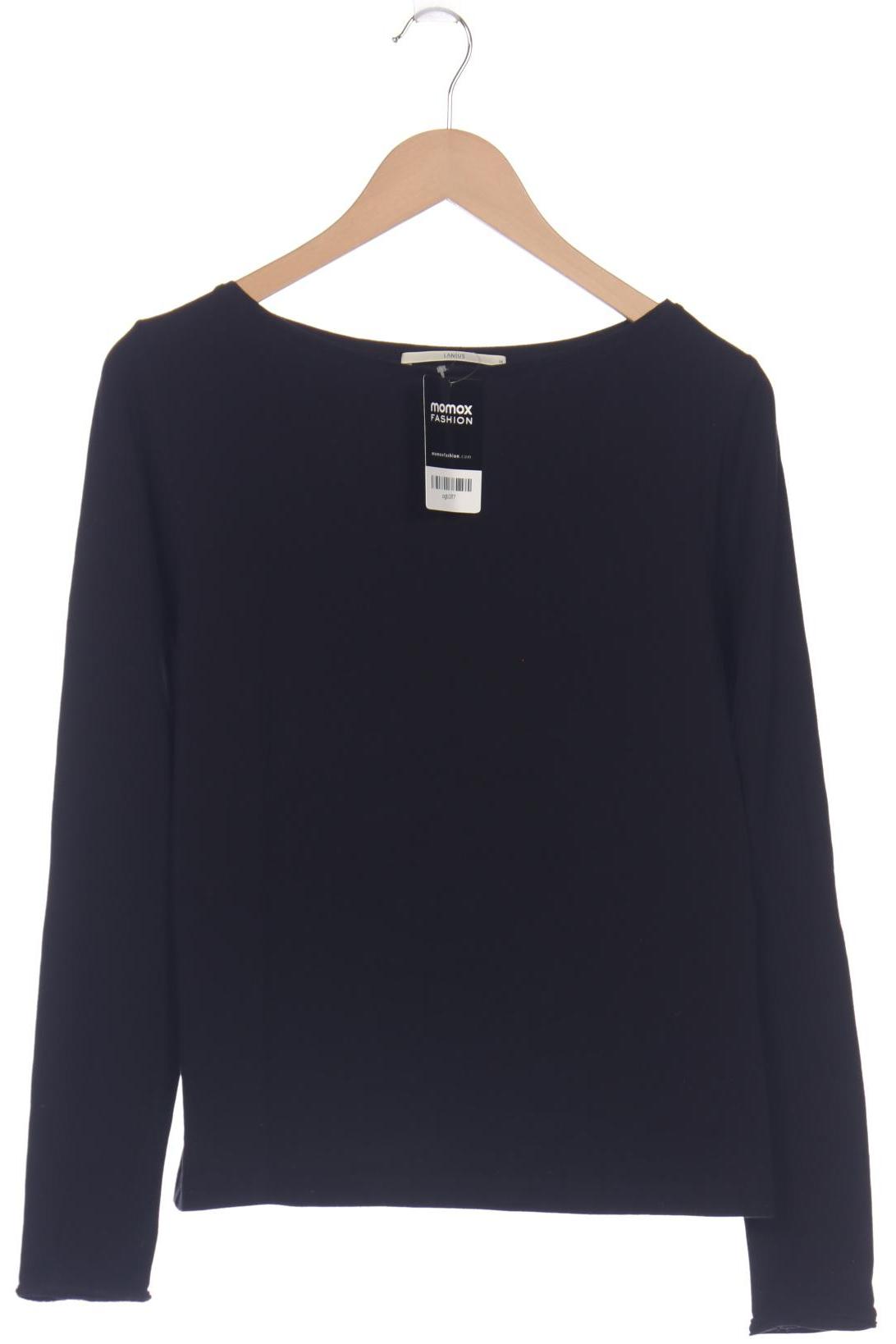 

Lanius Damen Langarmshirt, schwarz, Gr. 38