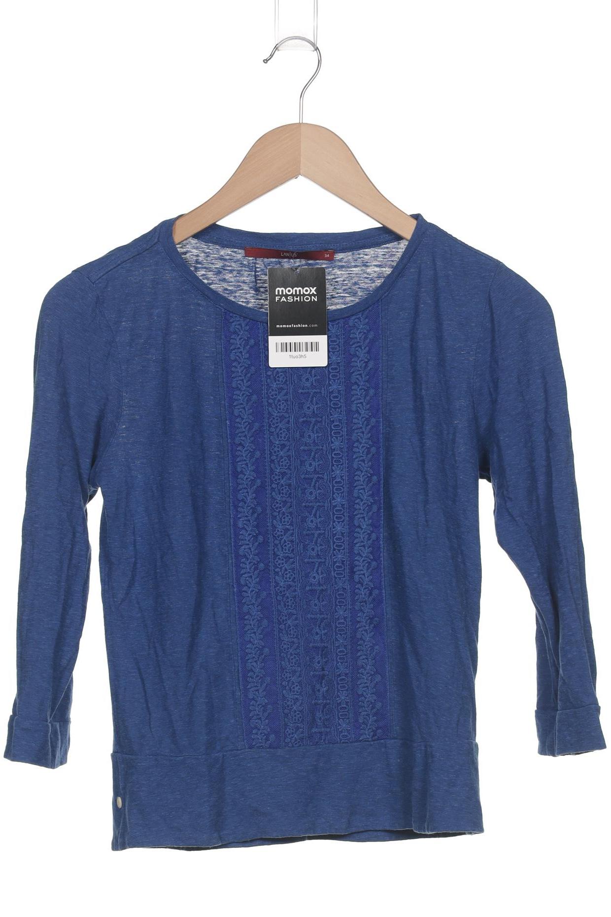 

Lanius Damen Langarmshirt, marineblau, Gr. 34