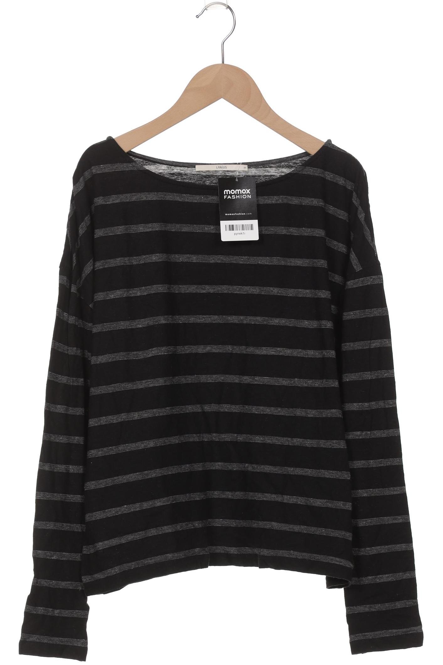 

Lanius Damen Langarmshirt, schwarz, Gr. 38