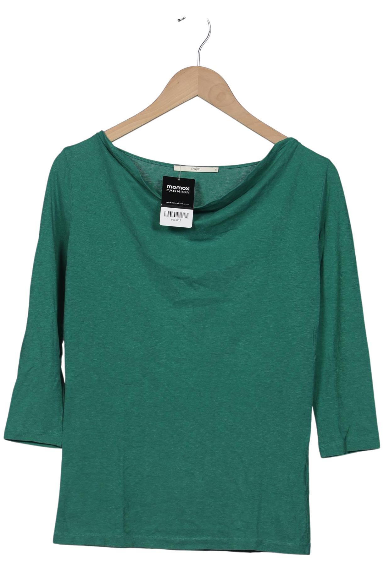 

Lanius Damen Langarmshirt, grün, Gr. 36