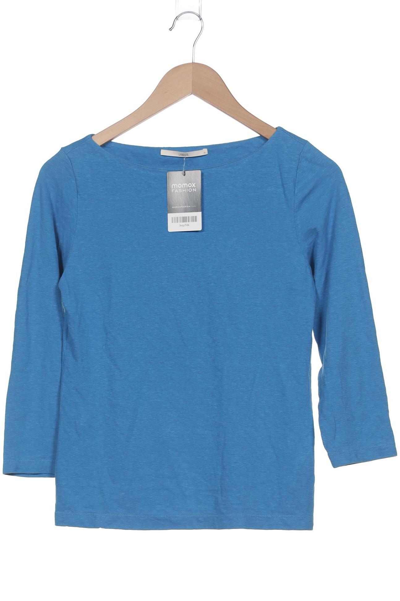 

Lanius Damen Langarmshirt, blau, Gr. 34