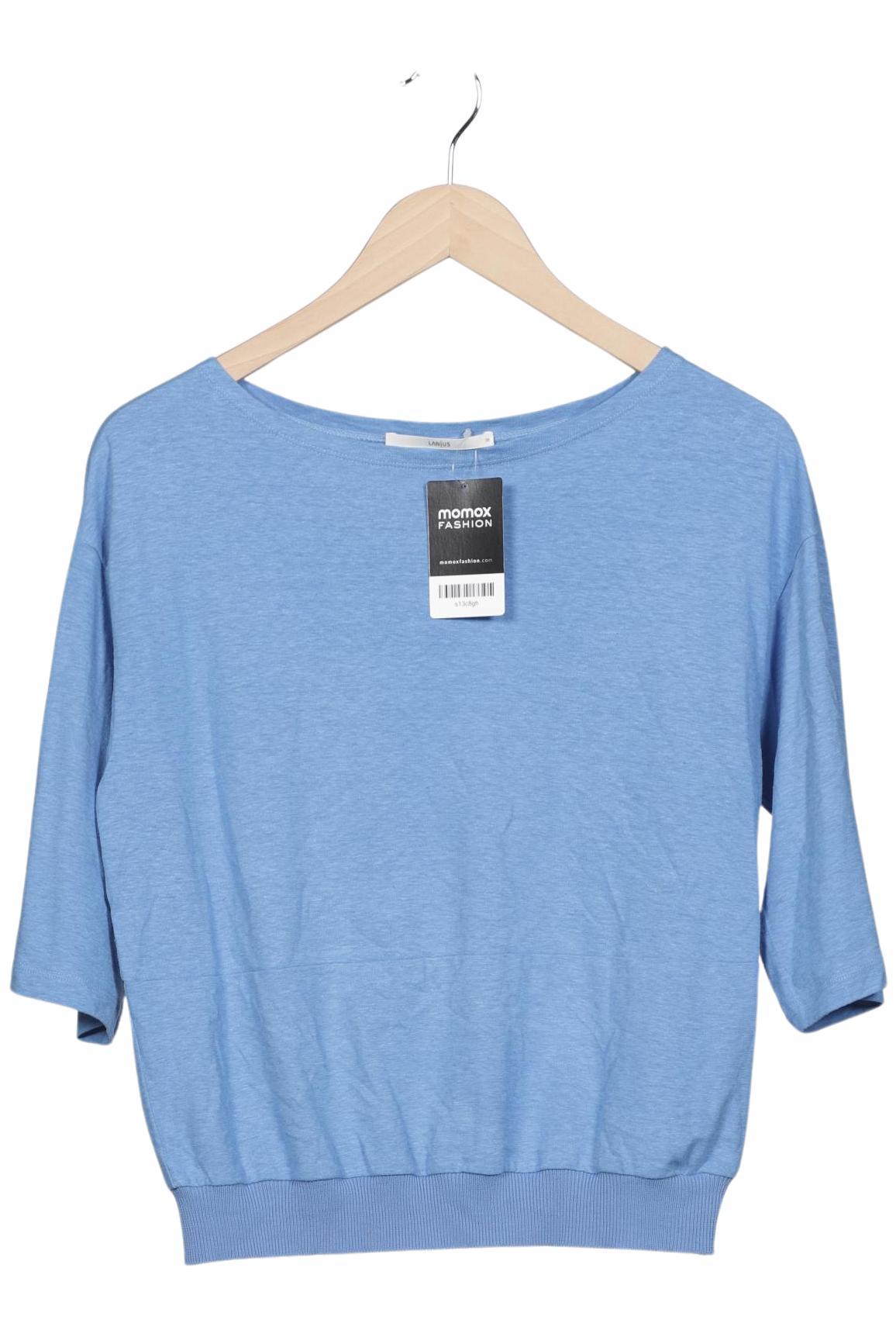 

Lanius Damen Langarmshirt, hellblau, Gr. 36