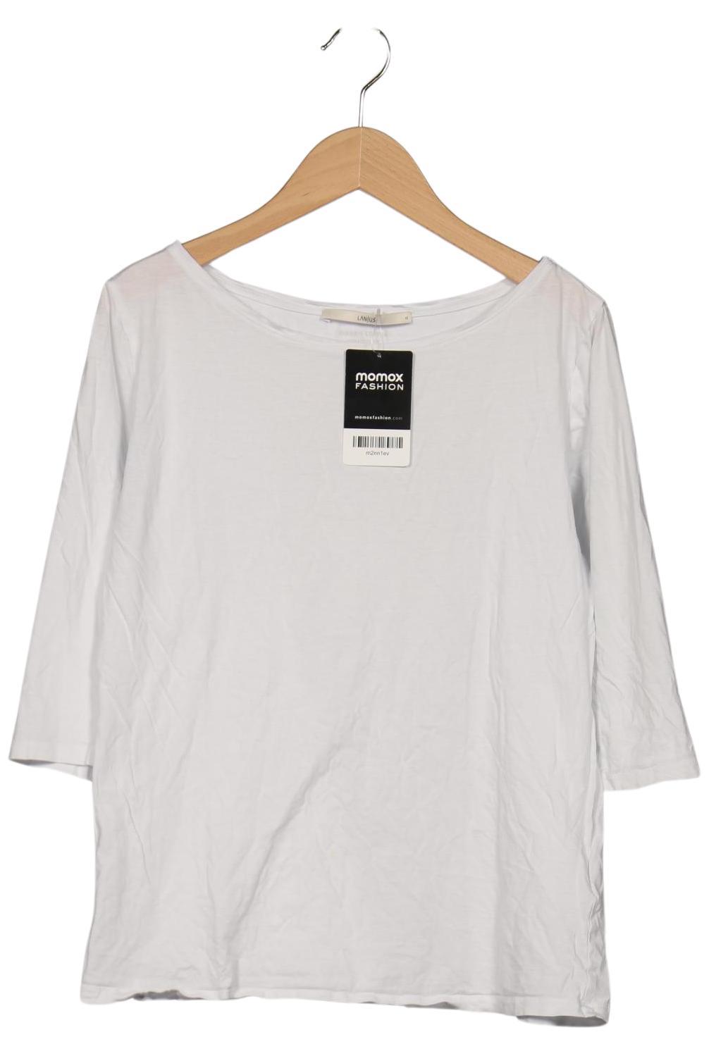 

Lanius Damen Langarmshirt, weiß, Gr. 42