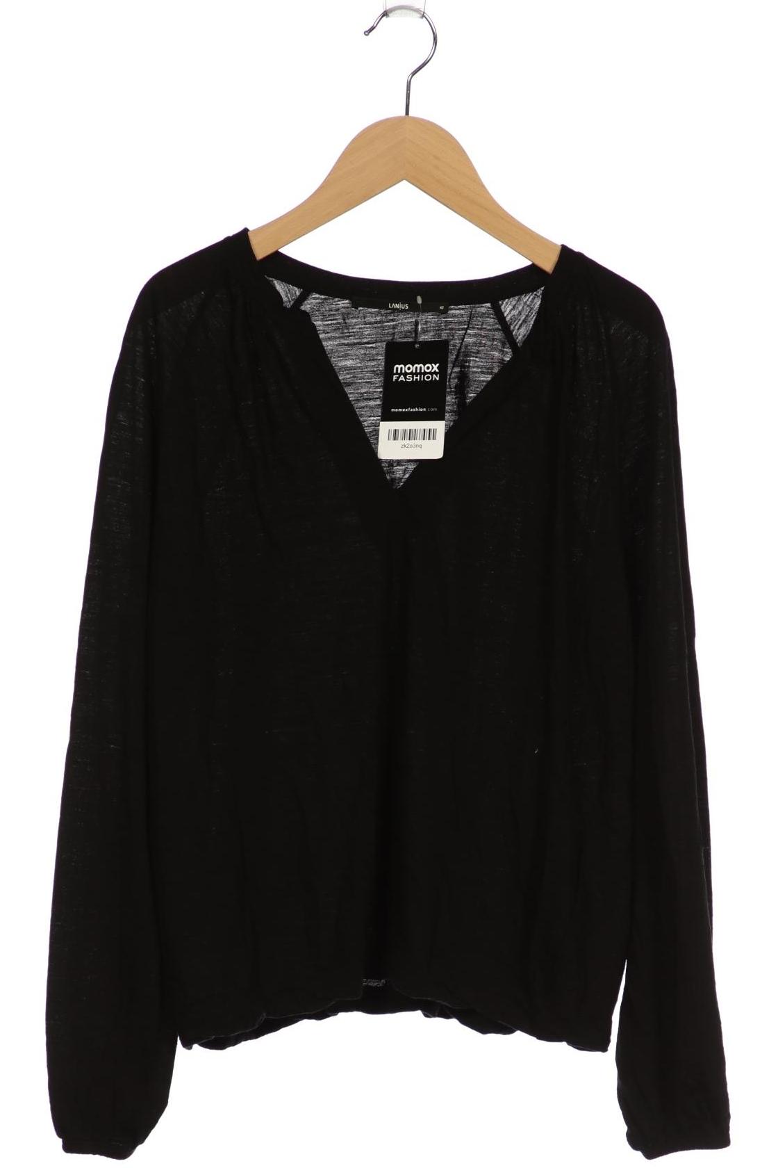 

Lanius Damen Langarmshirt, schwarz, Gr. 42