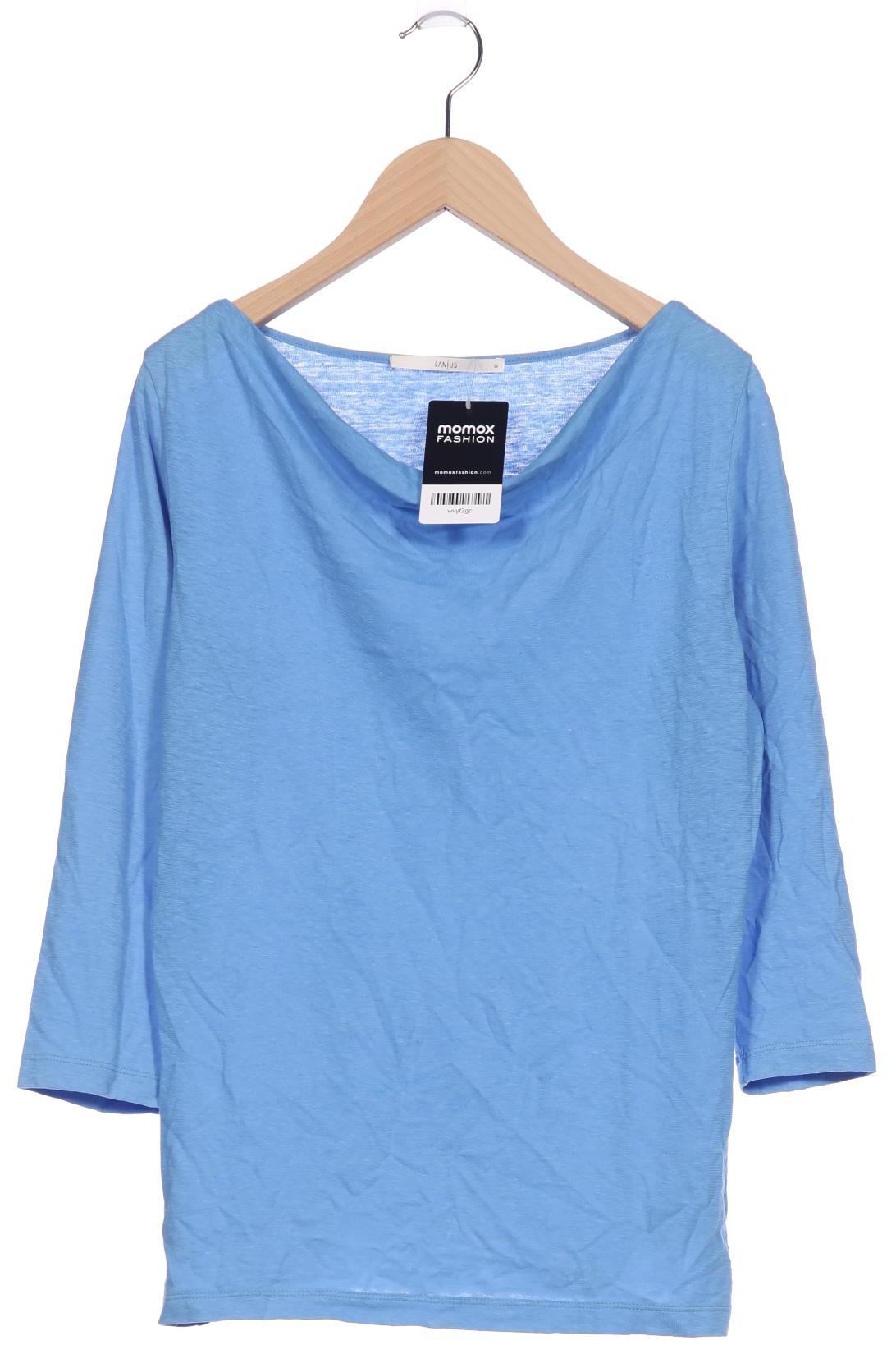 

Lanius Damen Langarmshirt, blau, Gr. 36