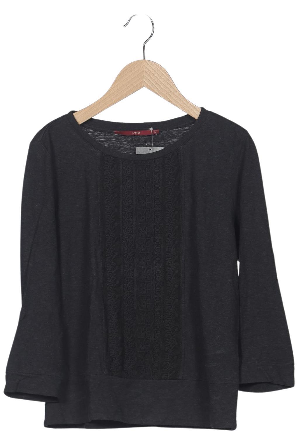 

Lanius Damen Langarmshirt, grau, Gr. 36