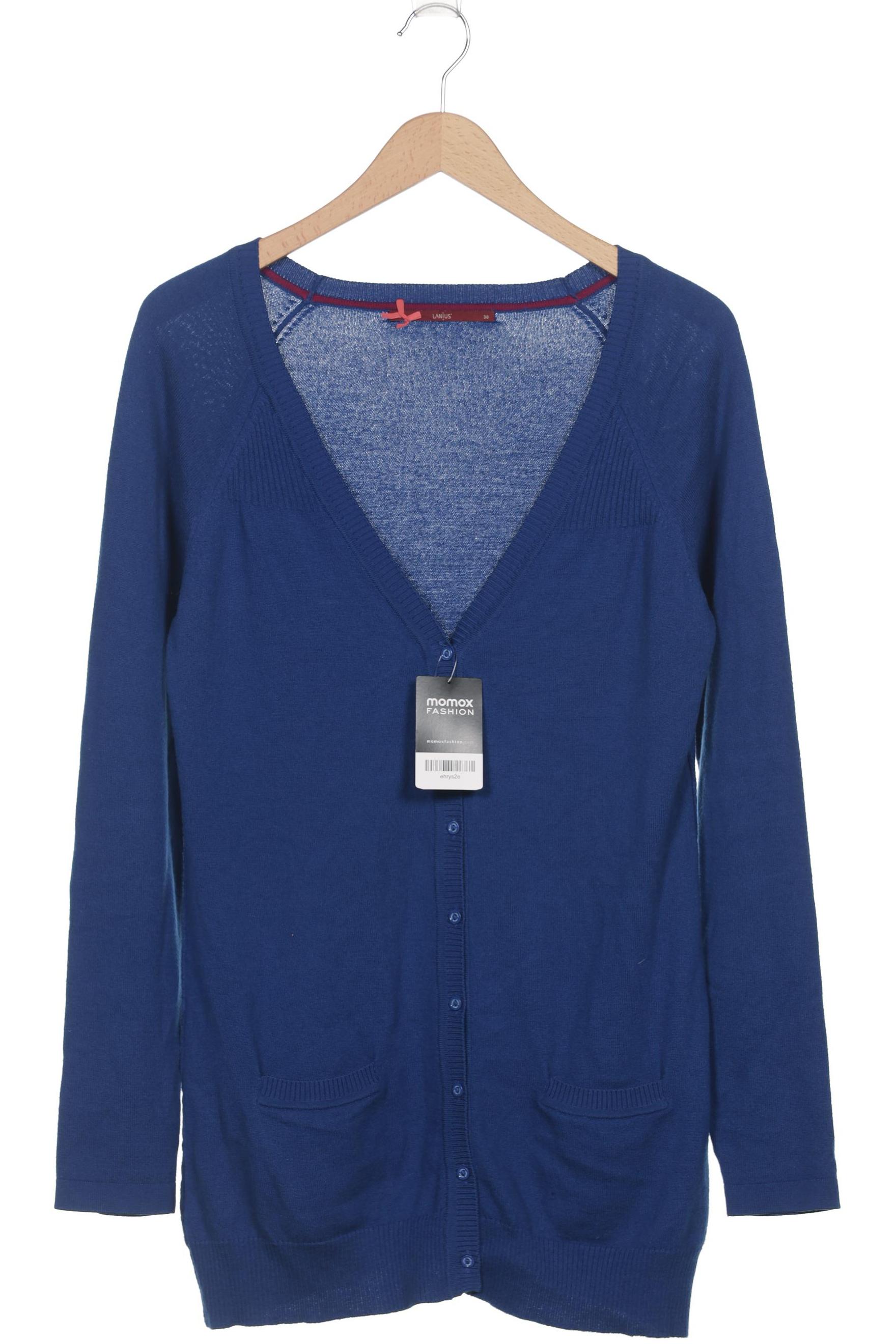 

Lanius Damen Strickjacke, blau, Gr. 38