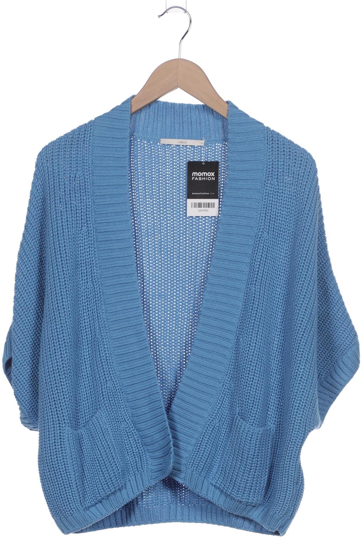 

Lanius Damen Strickjacke, blau, Gr. 36