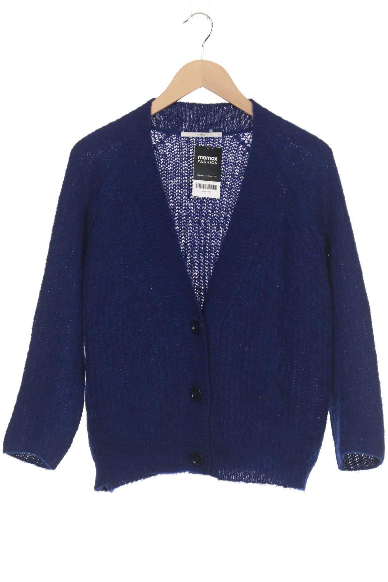 

Lanius Damen Strickjacke, marineblau, Gr. 38