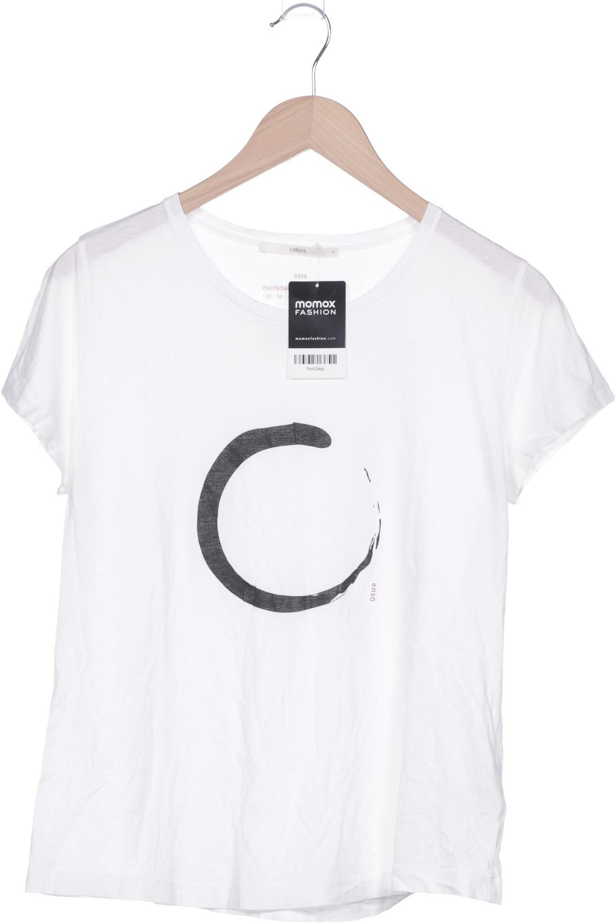 

Lanius Damen T-Shirt, weiß, Gr. 42