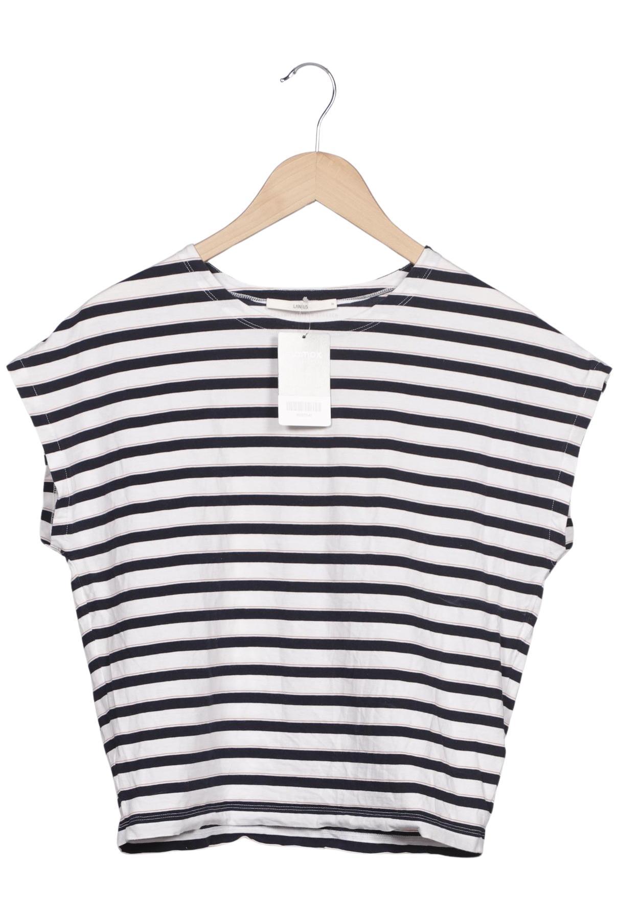 

Lanius Damen T-Shirt, weiß, Gr. 36