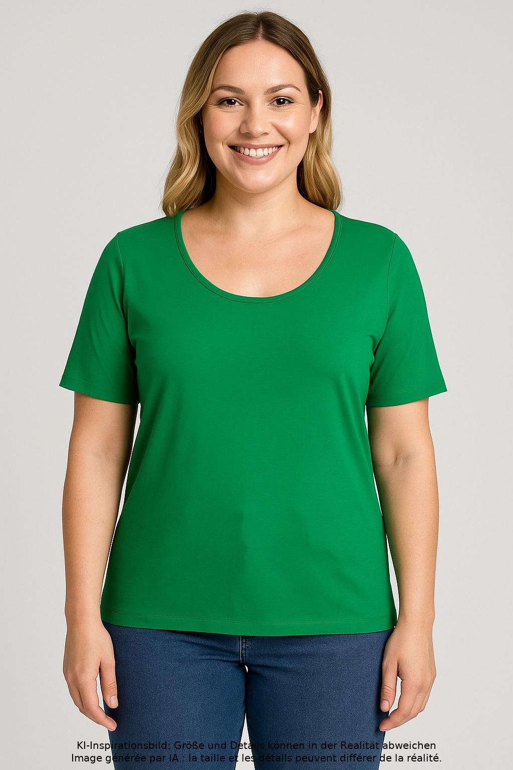 

Lanius Damen T-Shirt, grün, Gr. 44