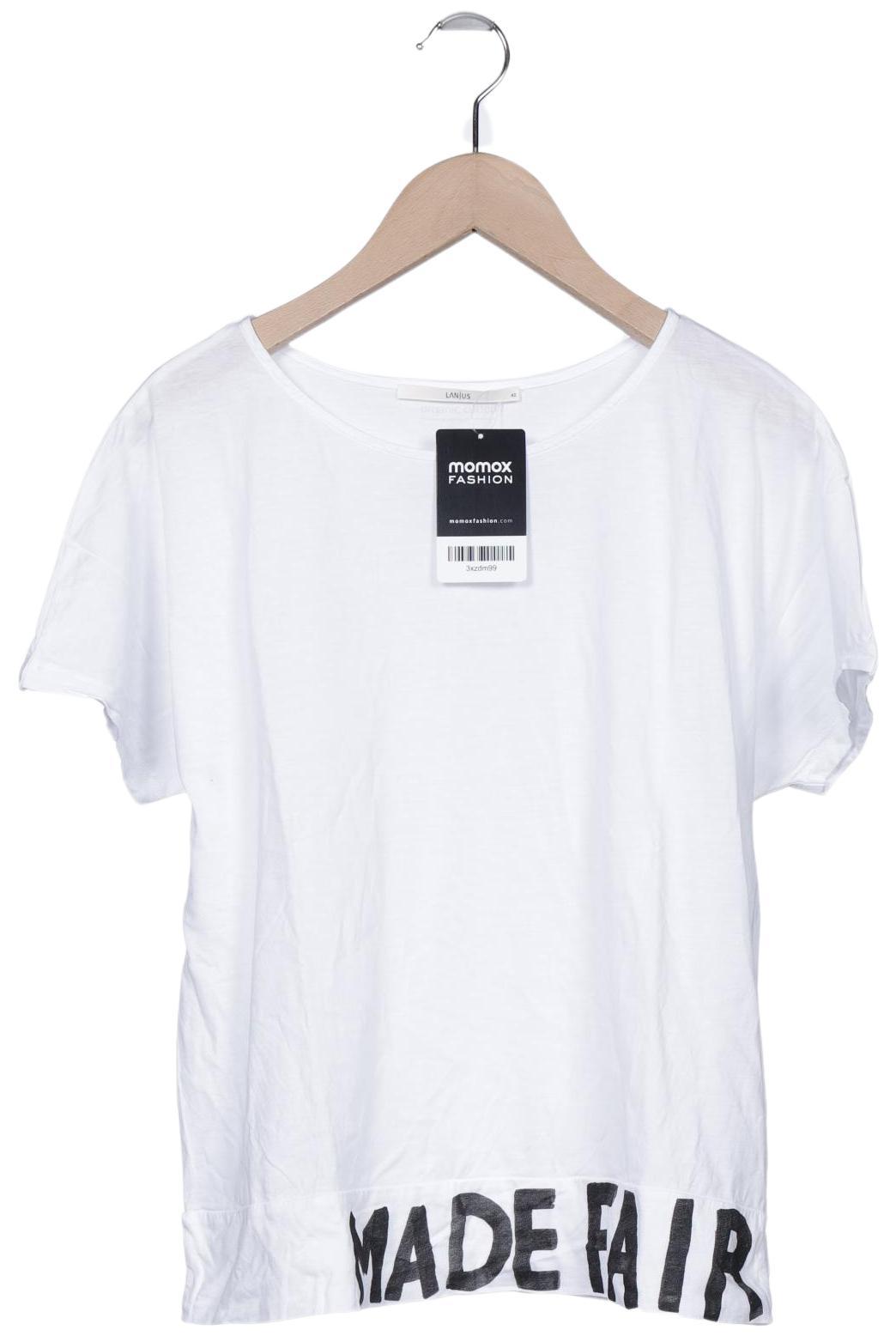 

Lanius Damen T-Shirt, weiß, Gr. 40