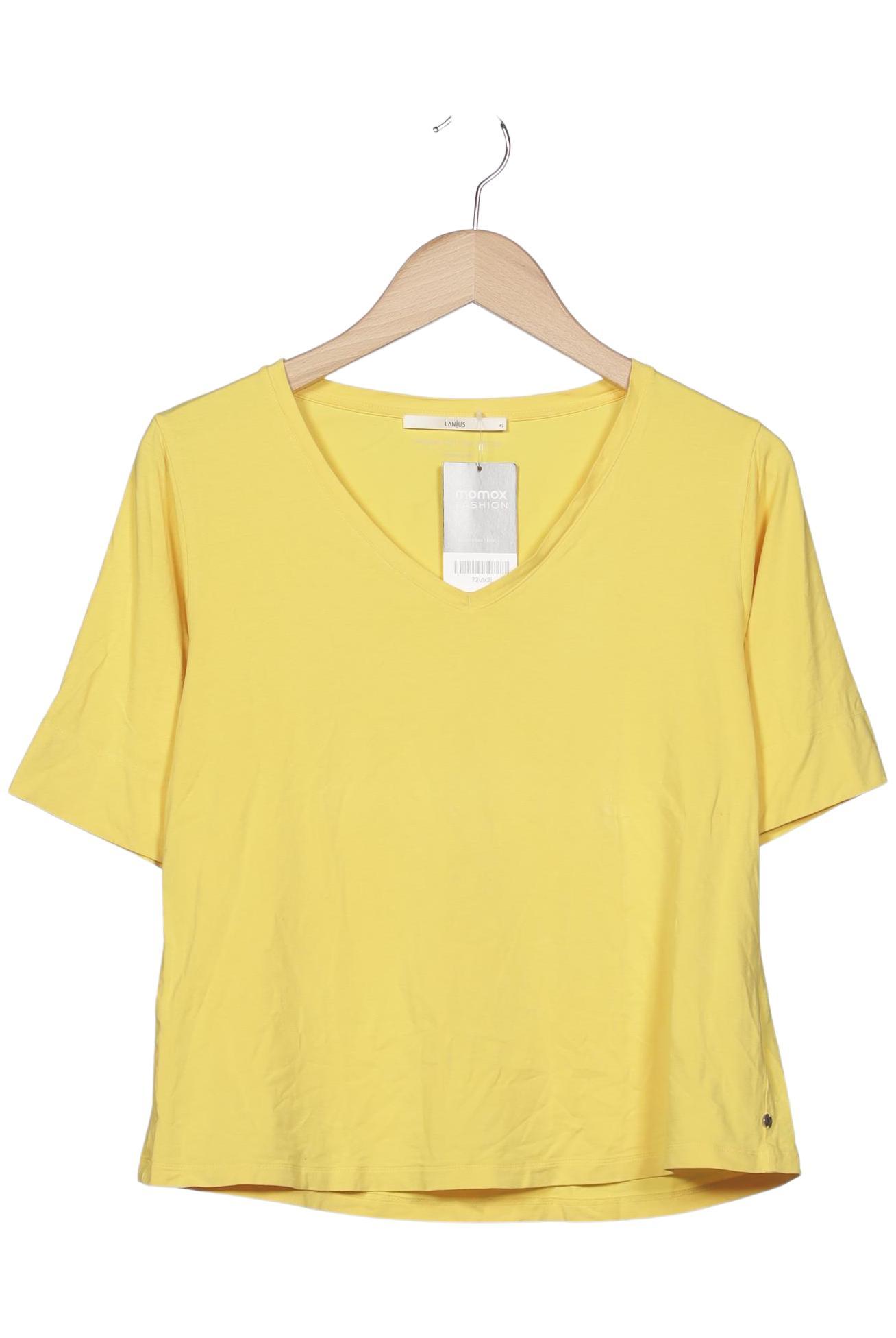 

Lanius Damen T-Shirt, gelb, Gr. 42