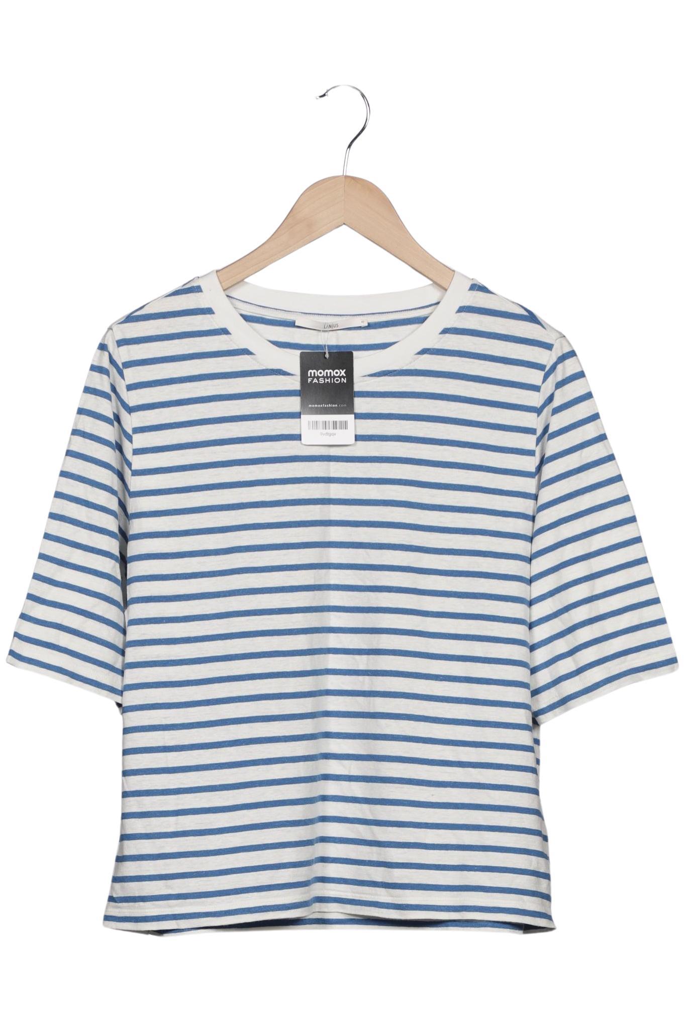 

Lanius Damen T-Shirt, blau, Gr. 42