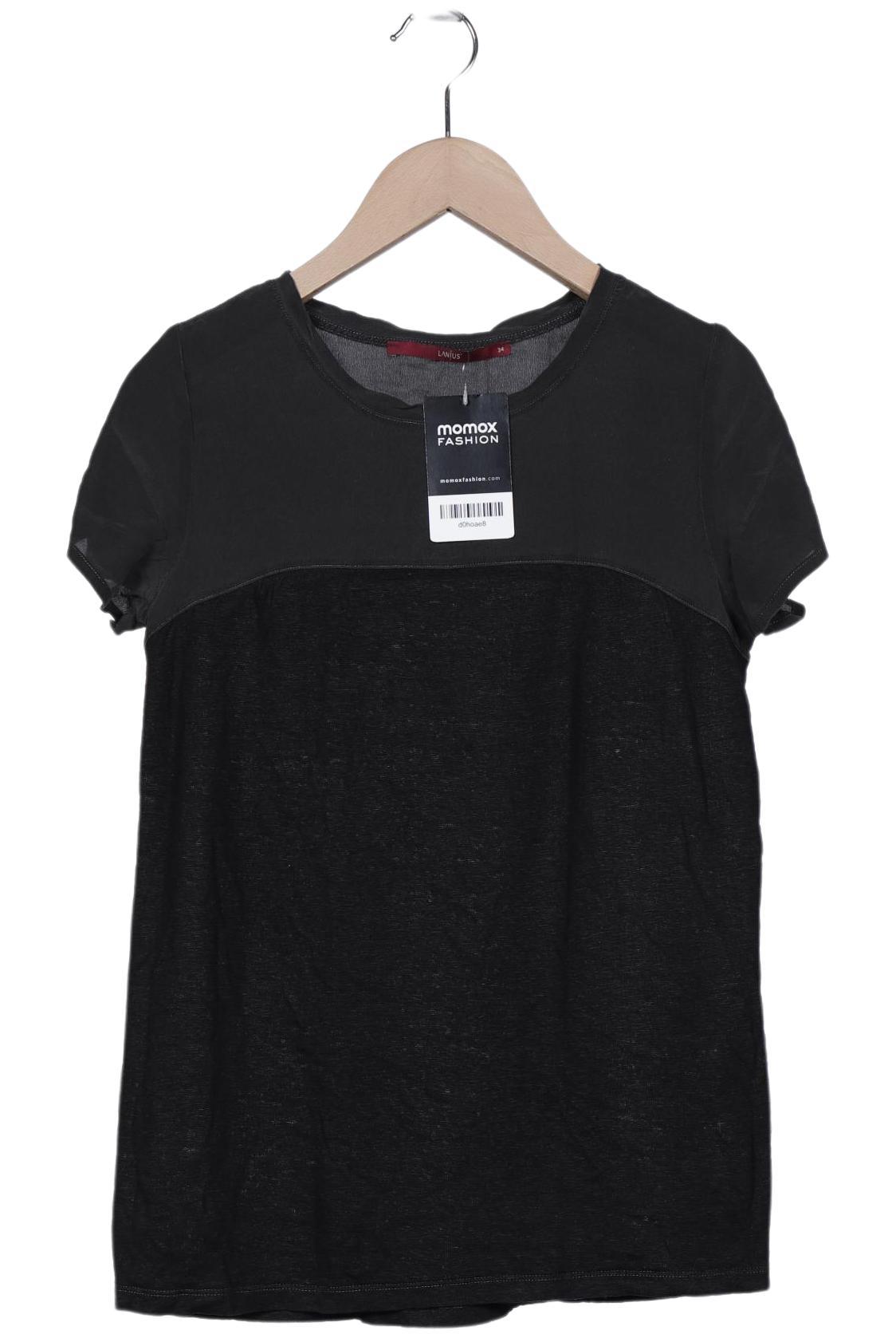 

Lanius Damen T-Shirt, schwarz, Gr. 34