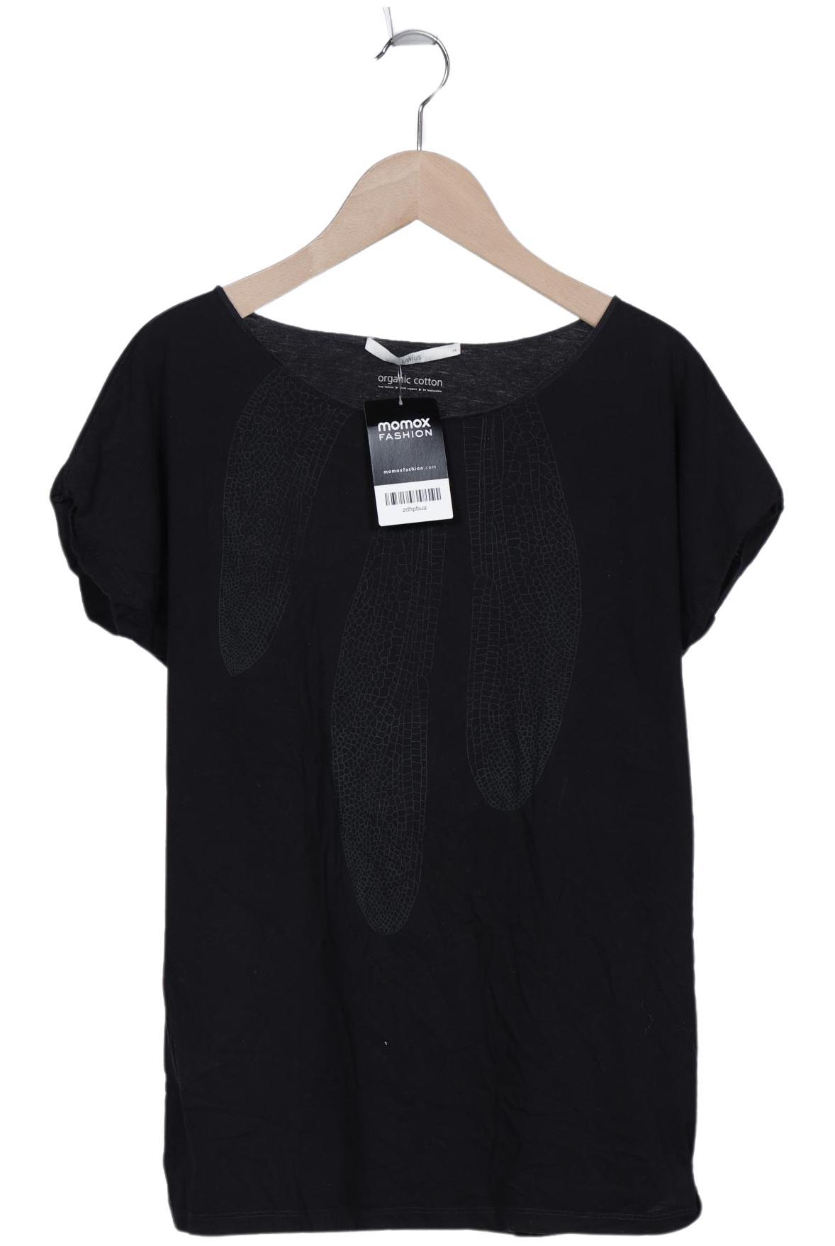 

Lanius Damen T-Shirt, schwarz, Gr. 34