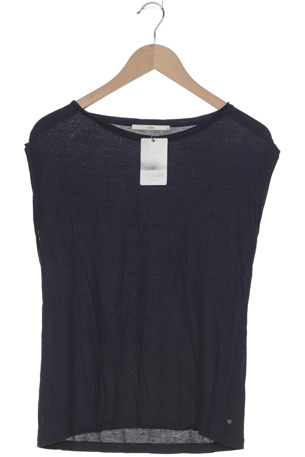 

Lanius Damen T-Shirt, marineblau, Gr. 36