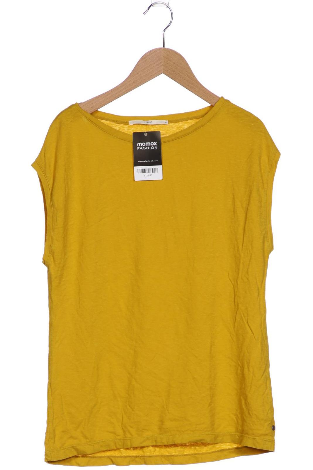 

Lanius Damen T-Shirt, gelb, Gr. 34