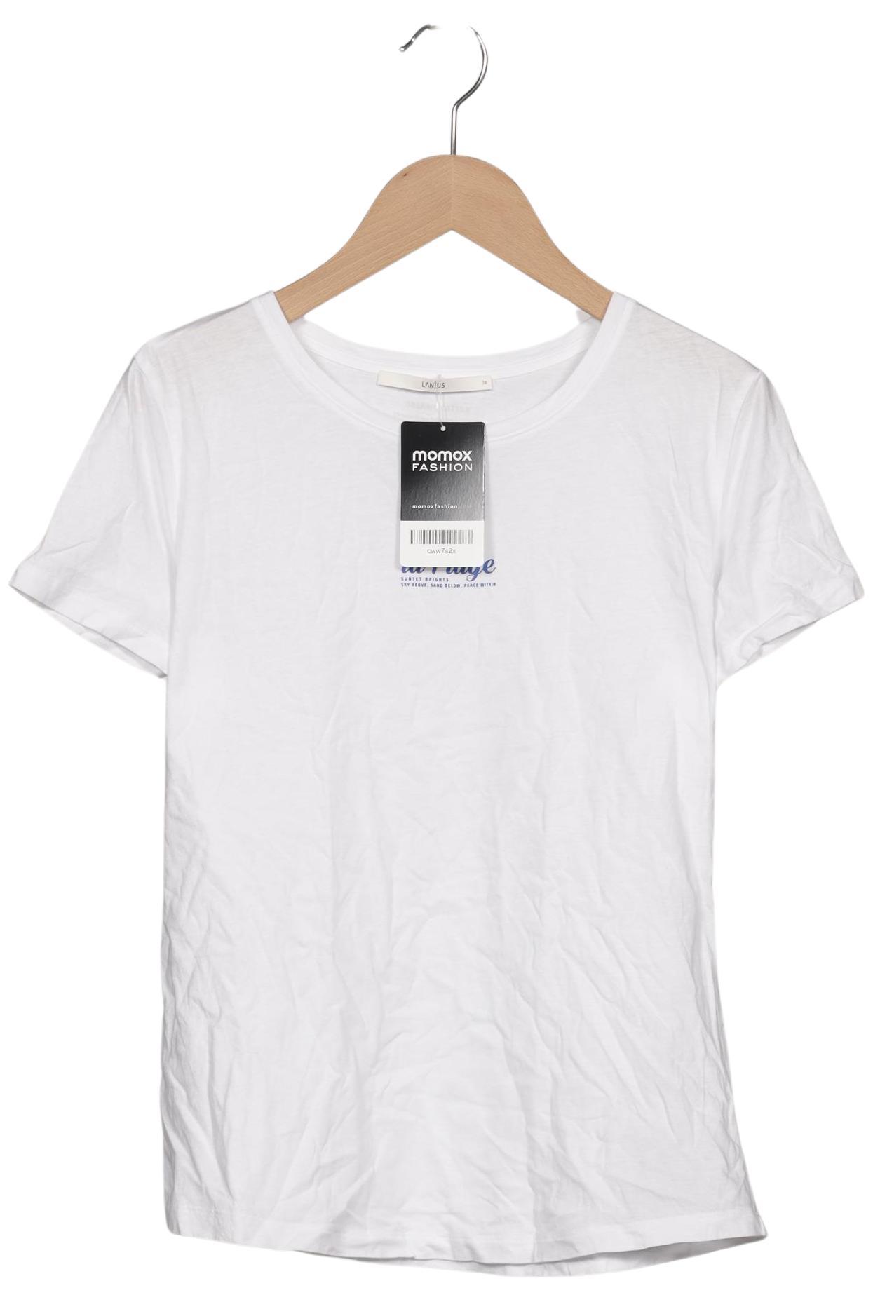 

Lanius Damen T-Shirt, weiß, Gr. 36