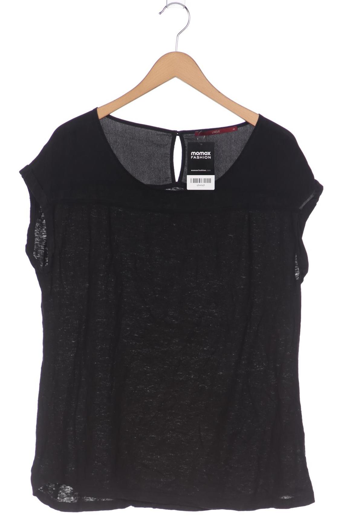 

Lanius Damen T-Shirt, schwarz, Gr. 40