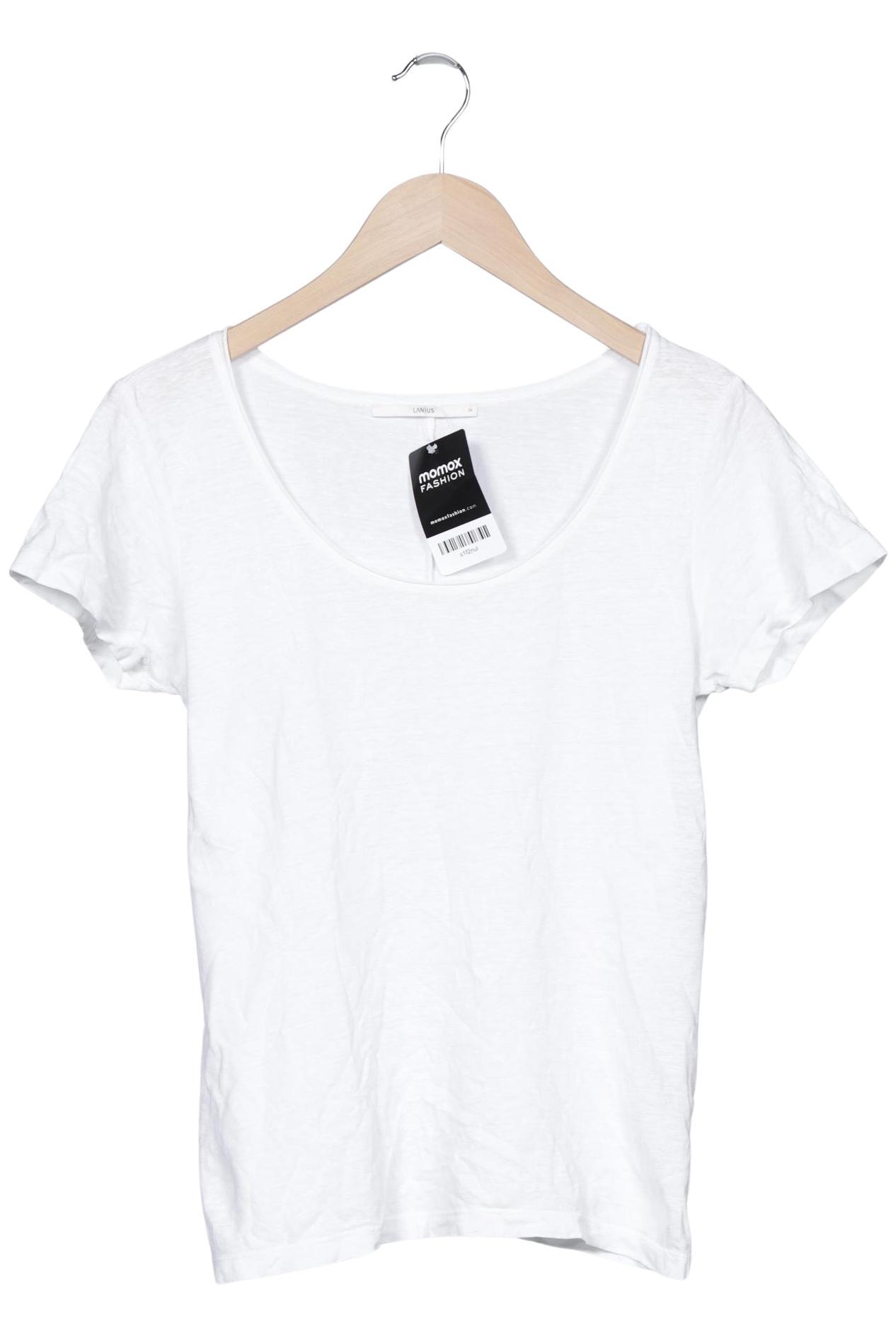

Lanius Damen T-Shirt, weiß, Gr. 36
