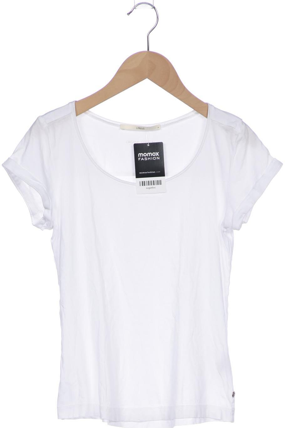 

Lanius Damen T-Shirt, weiß, Gr. 34