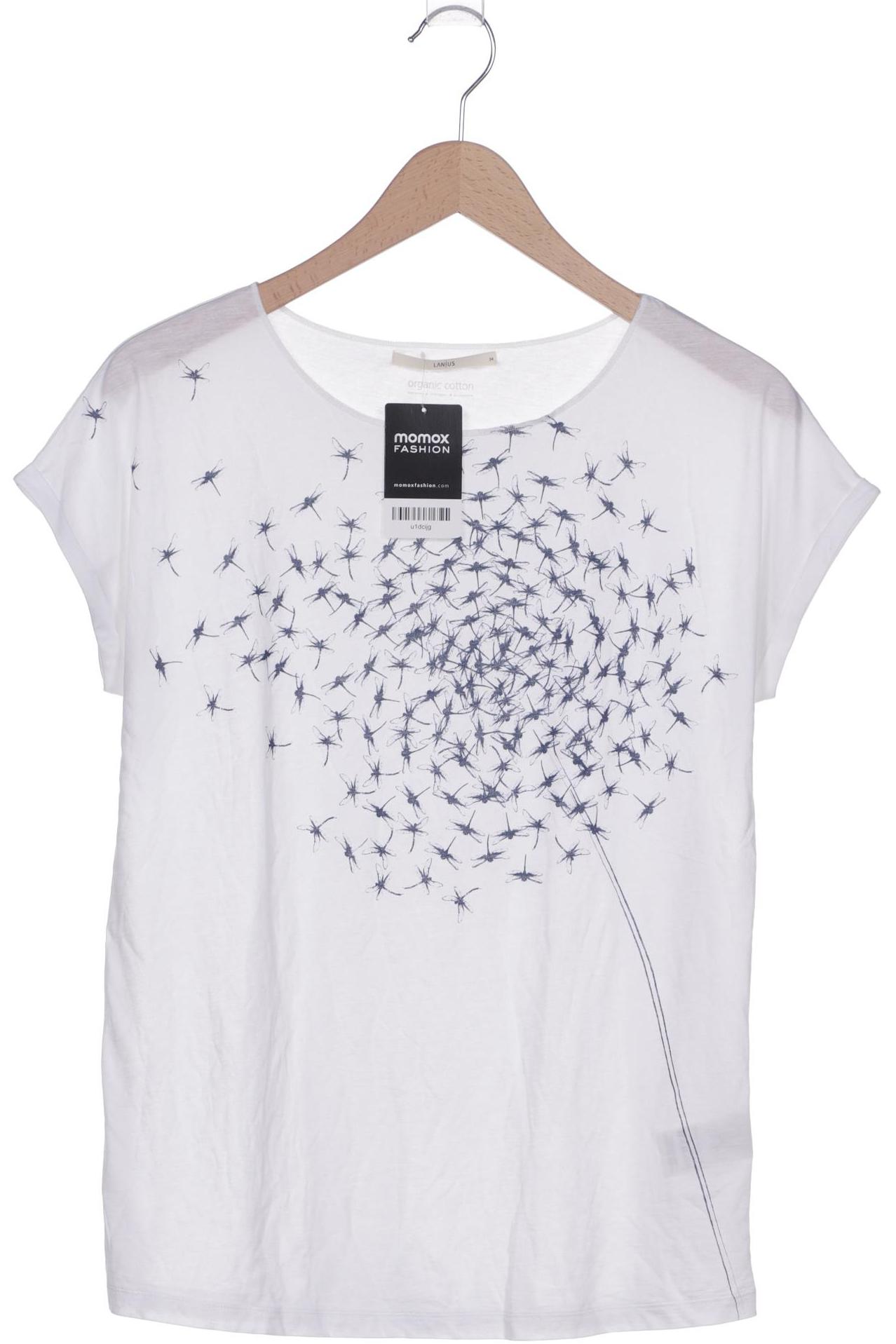 

Lanius Damen T-Shirt, weiß, Gr. 34
