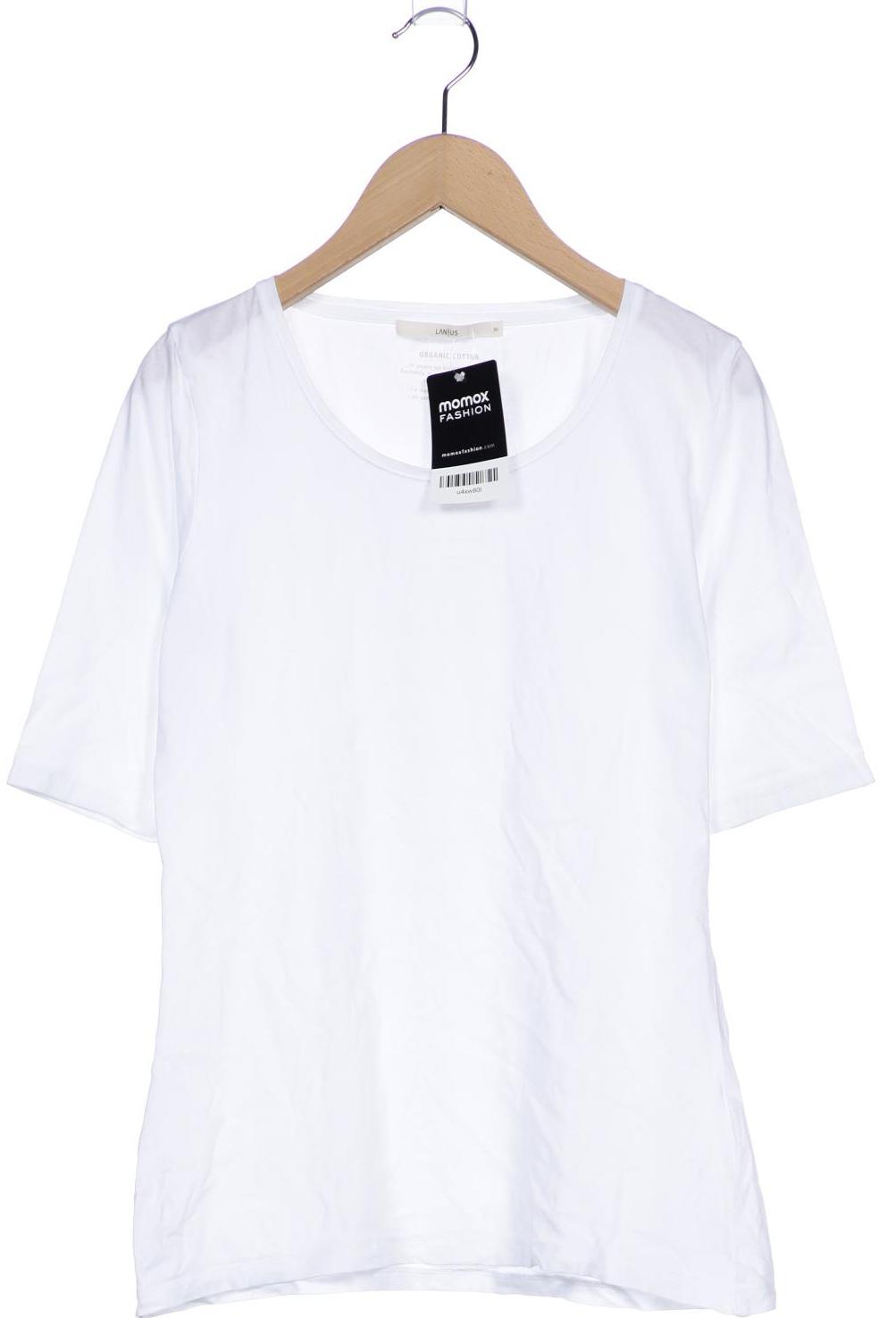 

Lanius Damen T-Shirt, weiß, Gr. 36