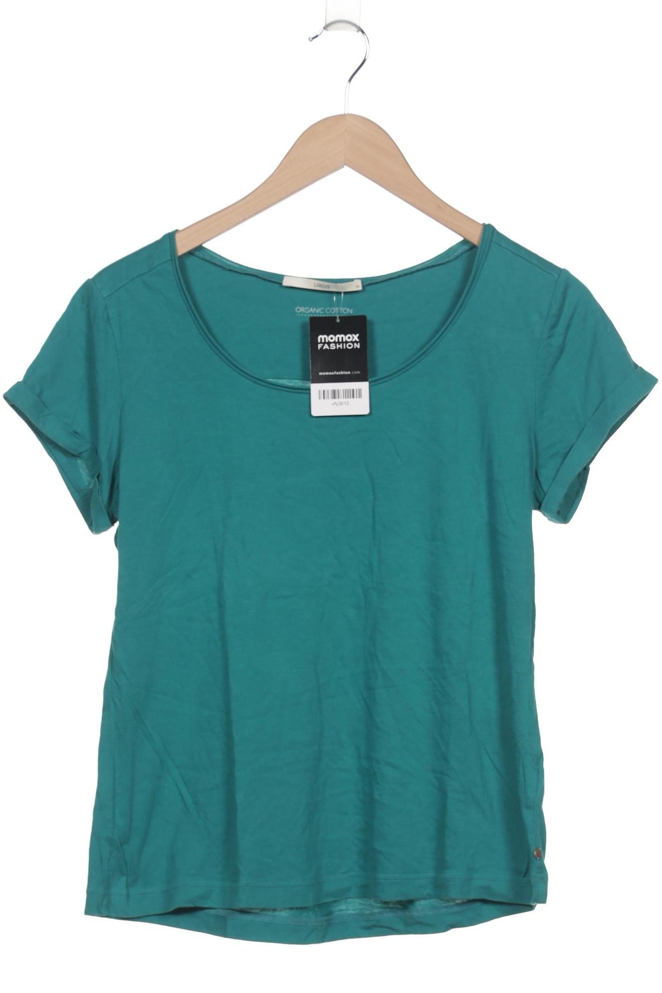 

Lanius Damen T-Shirt, türkis, Gr. 42