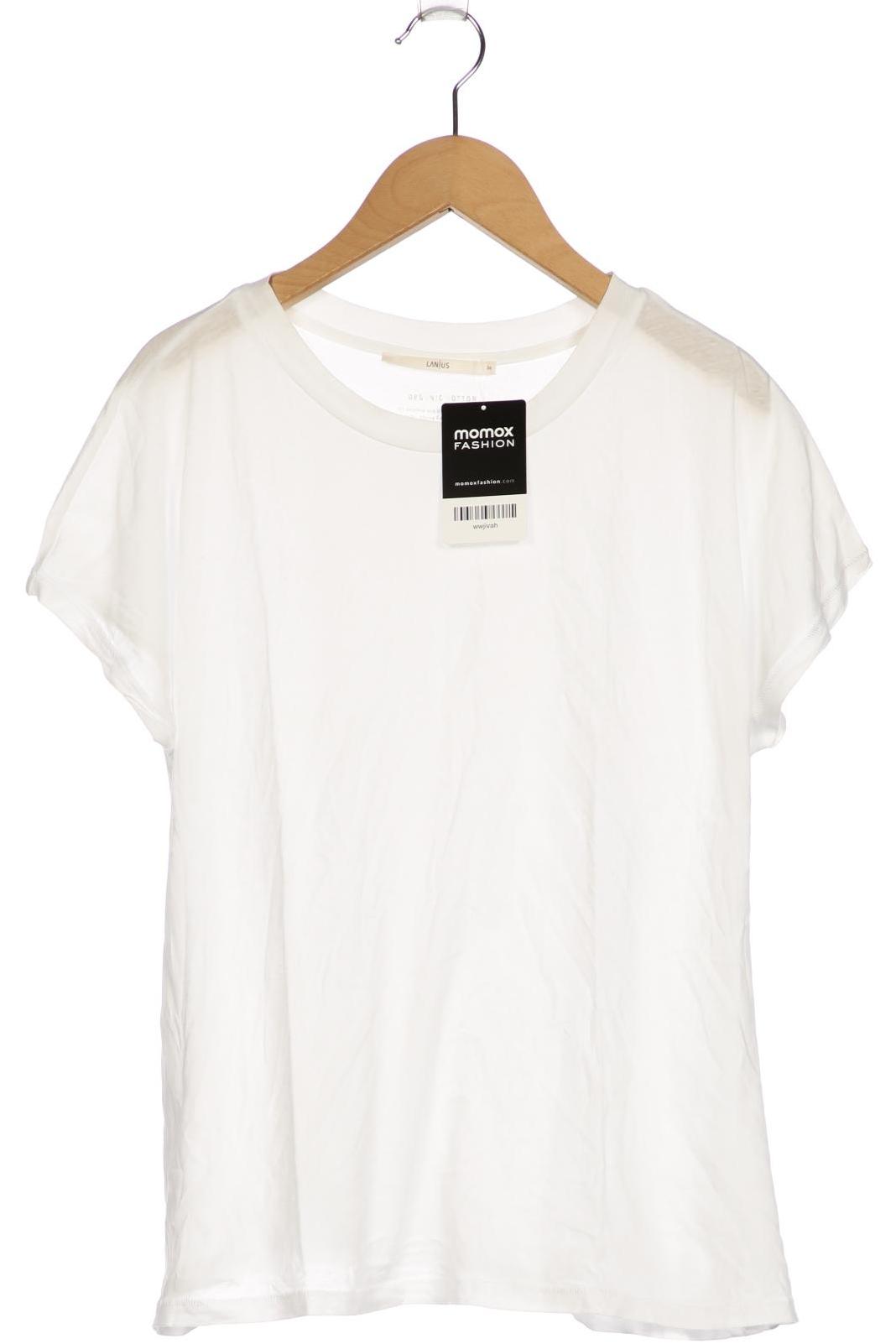 

Lanius Damen T-Shirt, weiß, Gr. 36