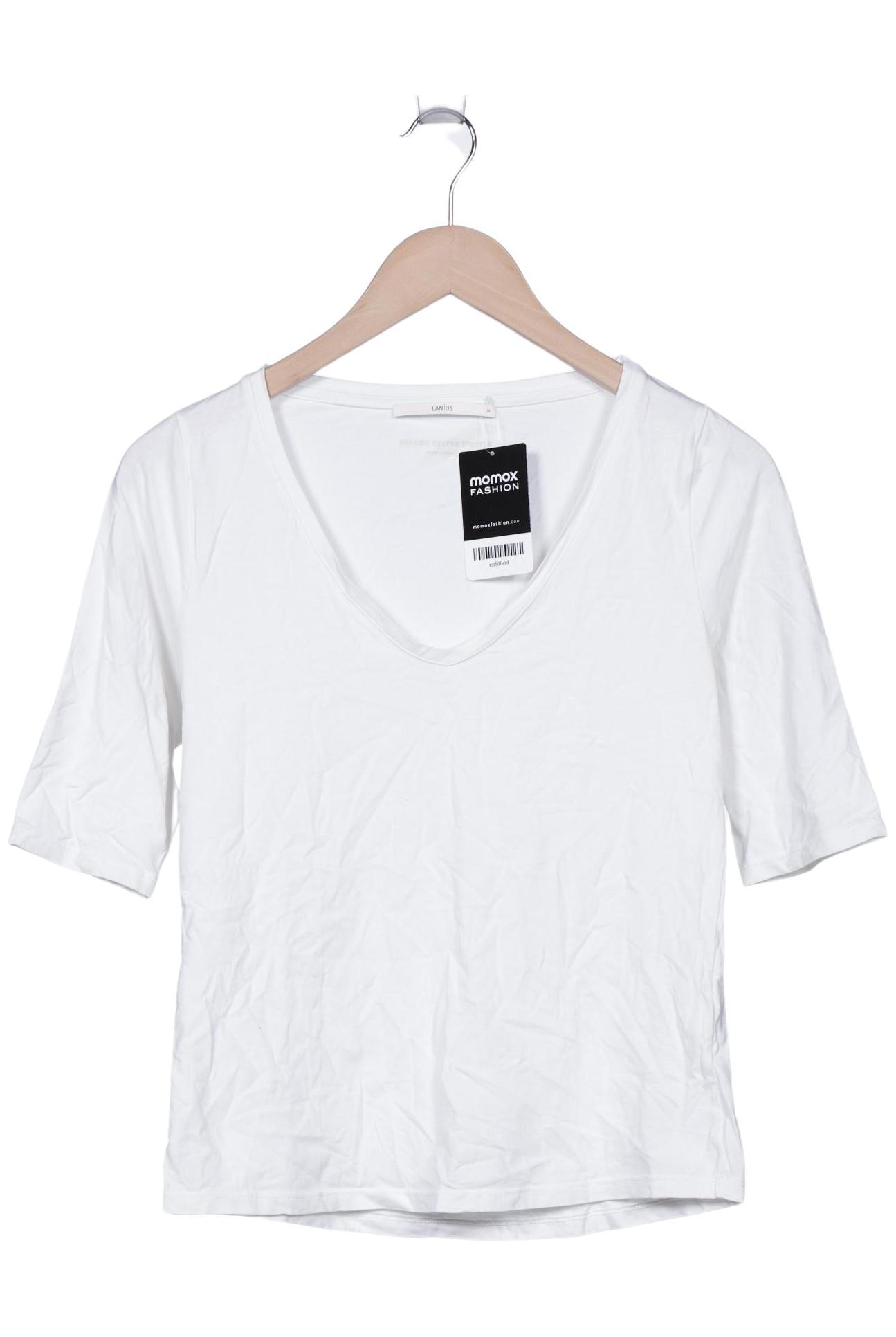 

Lanius Damen T-Shirt, weiß, Gr. 36