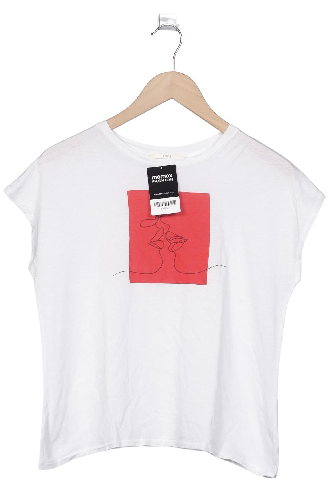 

Lanius Damen T-Shirt, weiß, Gr. 34